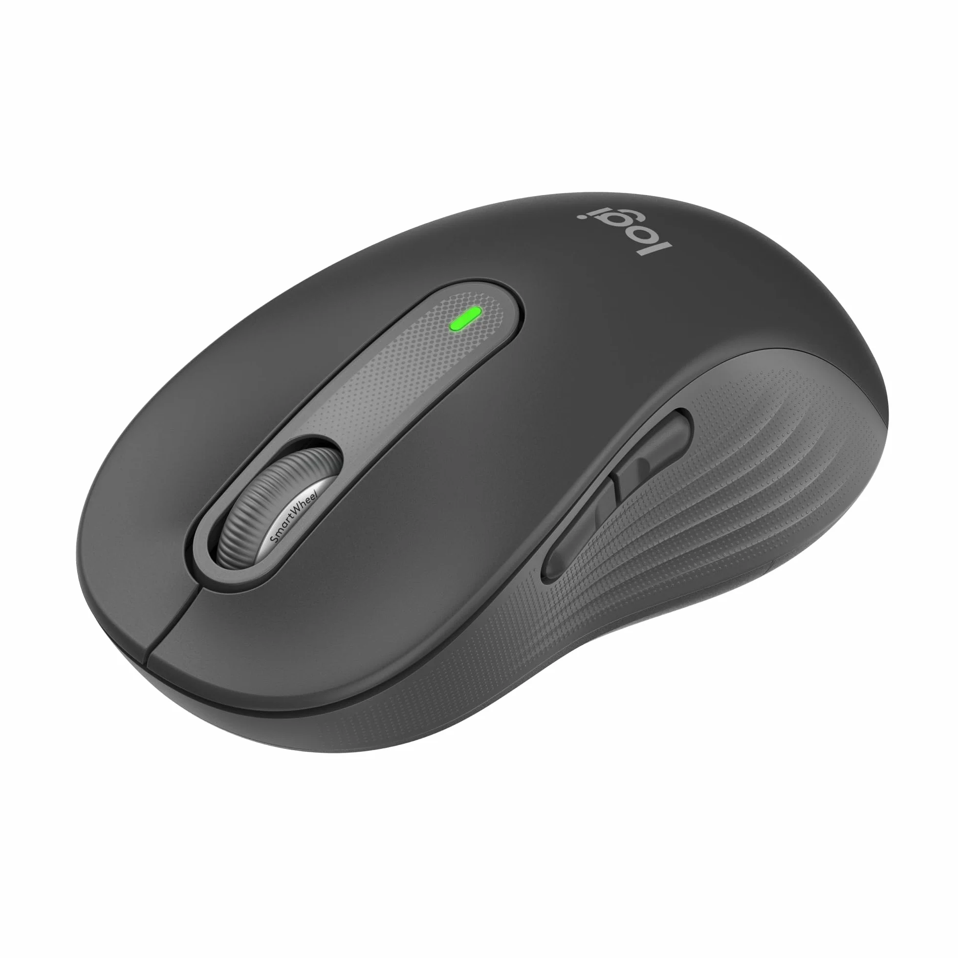 Logitech Signature M650 L ratón inalámbrico de tamaño Normal - para Manos Grandes, 2 años de Pila, clics silenciosos, Botones Personalizables, Bluetooth, PC/Mac/multidispositivo/Chromebook - Grafito