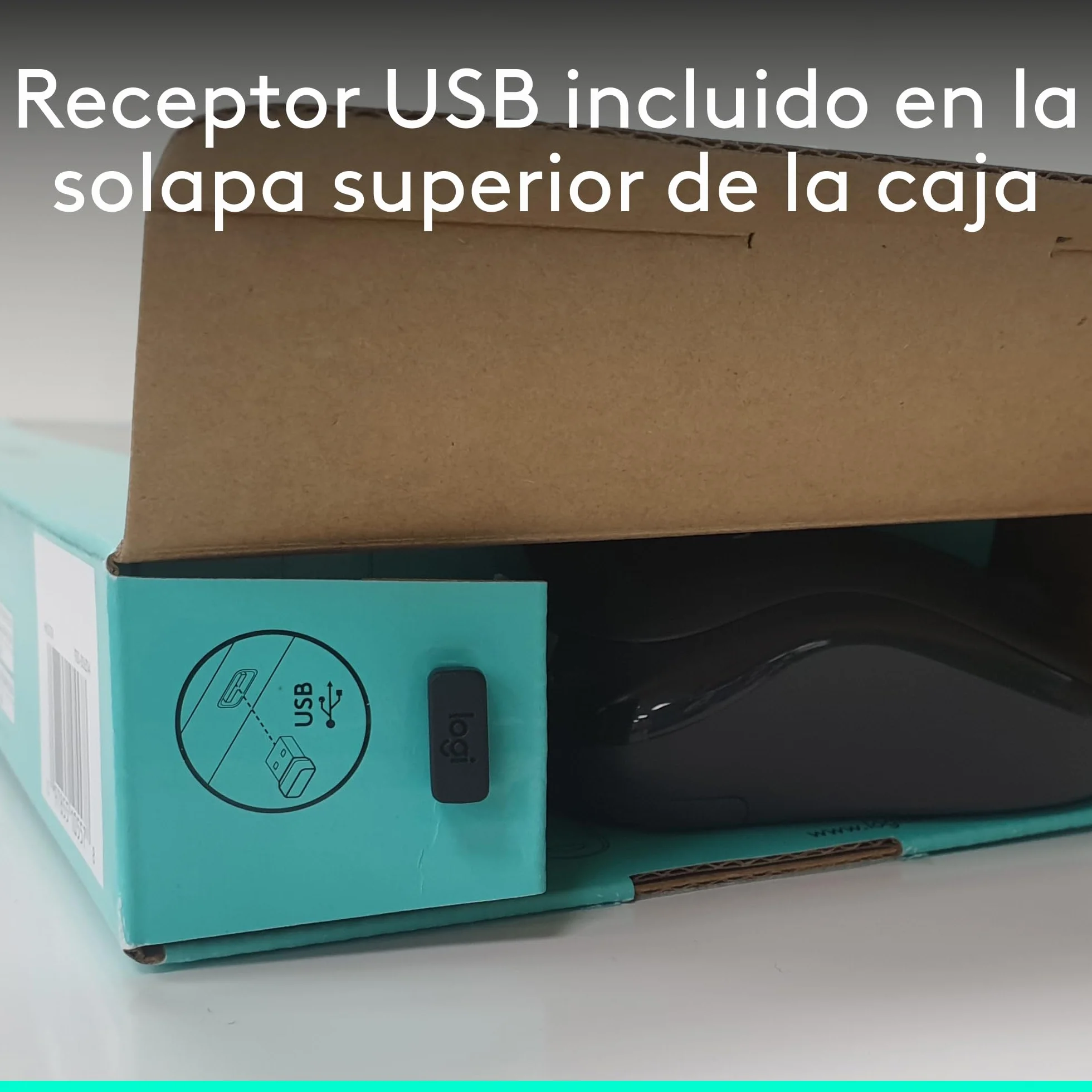 Logitech MK270 Combo Teclado y Ratón Inalámbrico para Windows, 2,4GHz Inalámbrico, Ratón Compacto, 8 Teclas Multimedia y de Acceso Directo, 2 años de batería, PC, PC Portátil, QWERTY Español - Negro