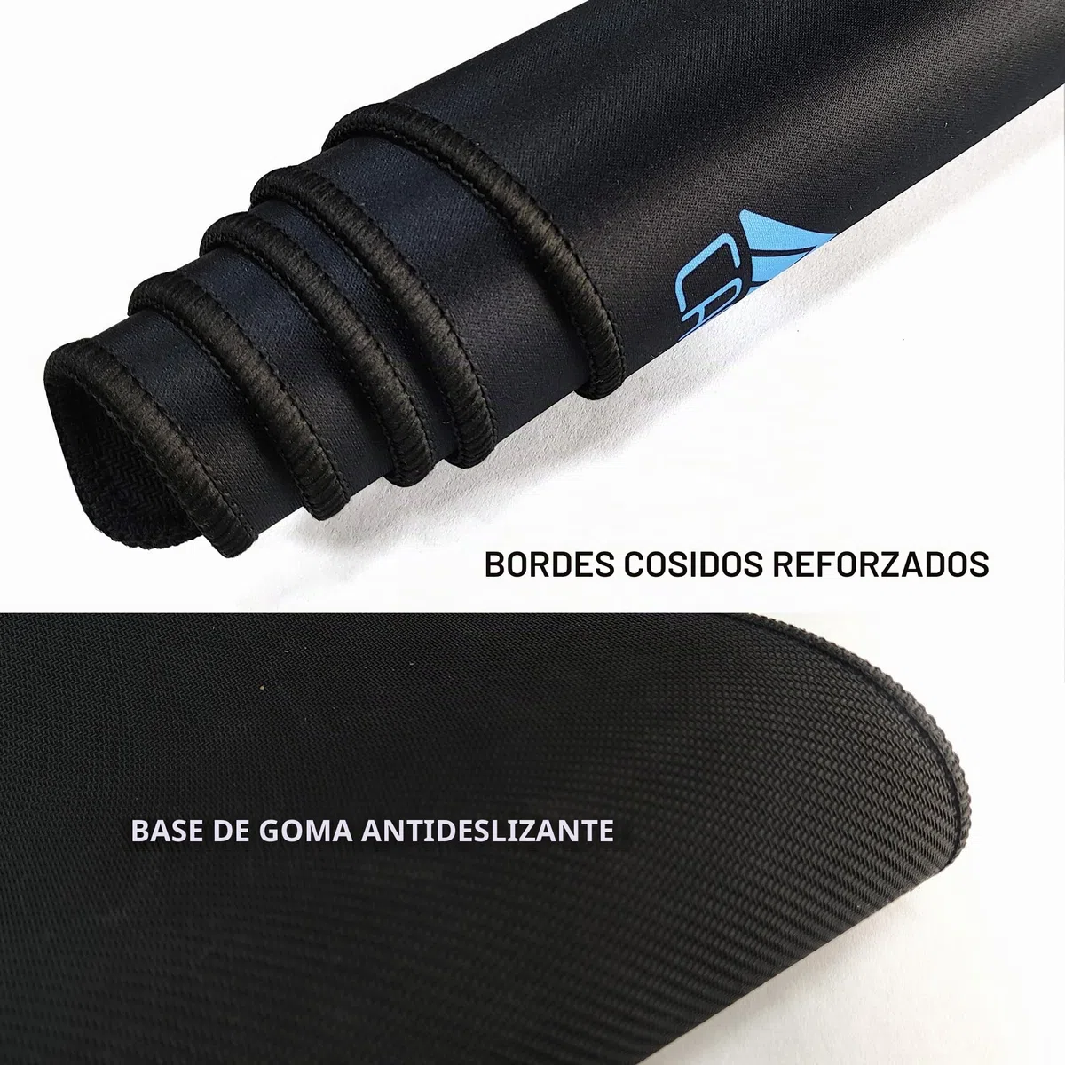 Cacoy 1100x500 mm Alfombrilla de Ratón para Juegos, Grande Alfombrilla de escritorio ordenador, Alfombrilla para ratón de Oficina Antideslizante, XXL Alfombrilla Escritorio Multifuncional (Negro)