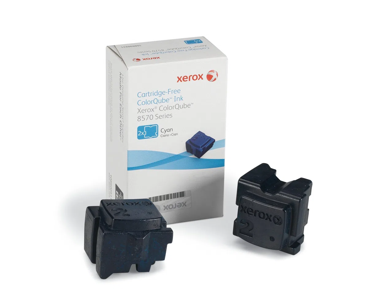 Xerox Tinta para ColorQube 8570, cián (2 barras 4400 páginas) - Rodillo de tinta (cián (2 barras 4400 páginas)) Si