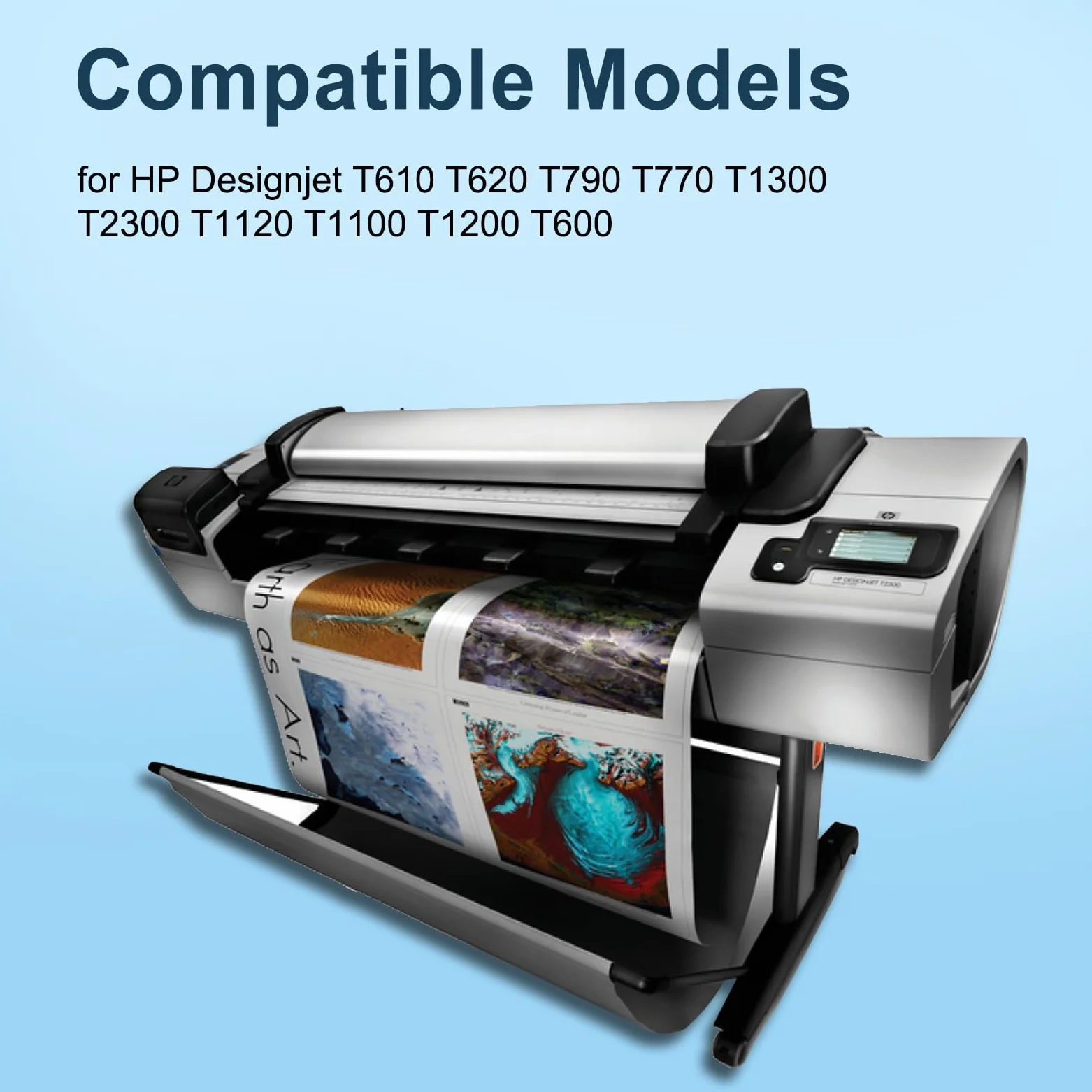 Cabezal de impresión HP 72 remanufacturado C9383A para Designjet T610 T620 T790 T770 T1300 T2300