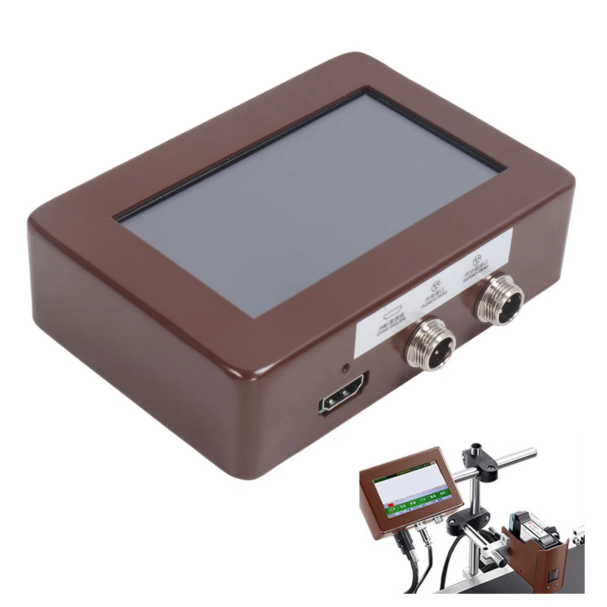 Impresora de Inyección de Tinta Industrial en Línea con Pantalla Táctil y Cartucho - Amplia Aplicación - Imprimible en Varios Materiales - Pantalla HD - Introducción a Datos