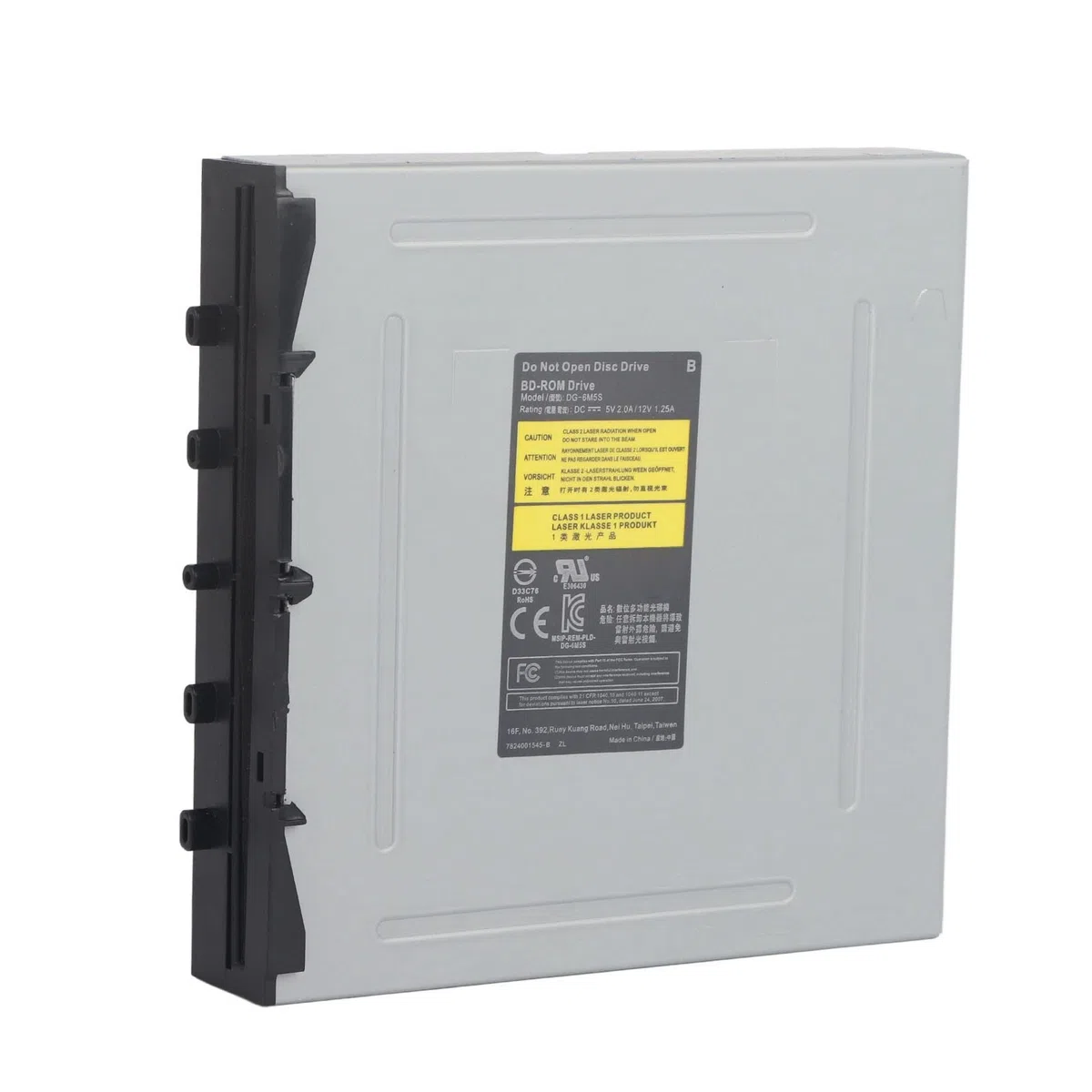 PUSOKEI Unidad de Disco óptico para Consola de Juegos One X DG-6M5S, Unidad incorporada de aleación de Aluminio portátil, reemplazo de Unidad de Disco
