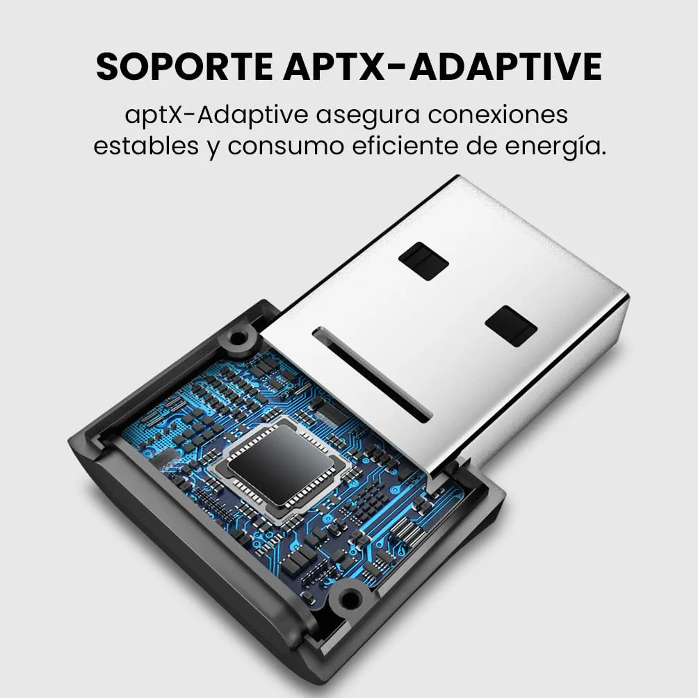 Avantree DG80-Gaming - Adaptador Dongle USB Bluetooth 5.3 para PS5 y Consolas de Juegos, con aptX-Adaptive y Baja latencia, Transmisor de Audio Inalámbrico para Bluetooth Auriculares y Audífonos
