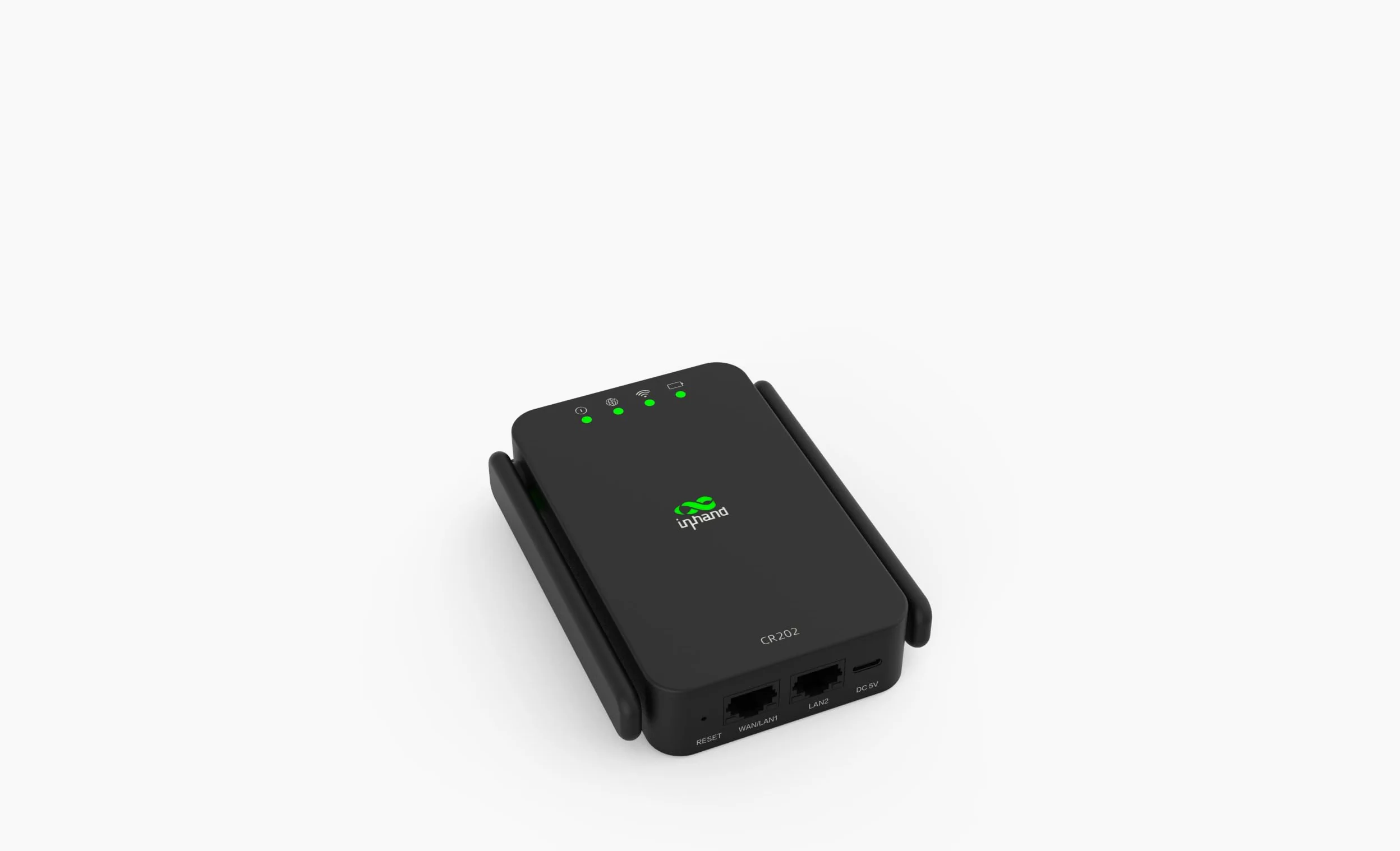 InHand Networks CR202-Lite - Enrutador 4G LTE con batería de 3000 mAh, portátil, con ranura para tarjeta SIM, gestión en la nube, VPN, Cat4, para M2M, IoT, oficina en casa, obra y camping