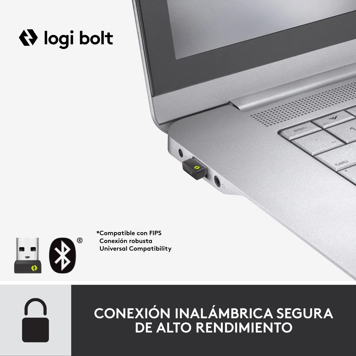 Logitech Signature MK650 Combo para Business, ratón y teclado inalámbricos, Logi Bolt, Bluetooth, QWERTY Español - Negro