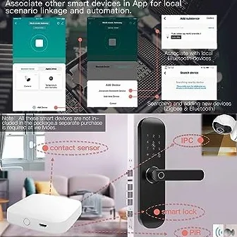 MOES Tuya ZigBee y BLE Multimodo Smart Home Gateway WiFi Mesh Hub, Funciona con Productos Tuya ZigBee o BLE Smart Home, Control de voz a través de Alexa Google Home