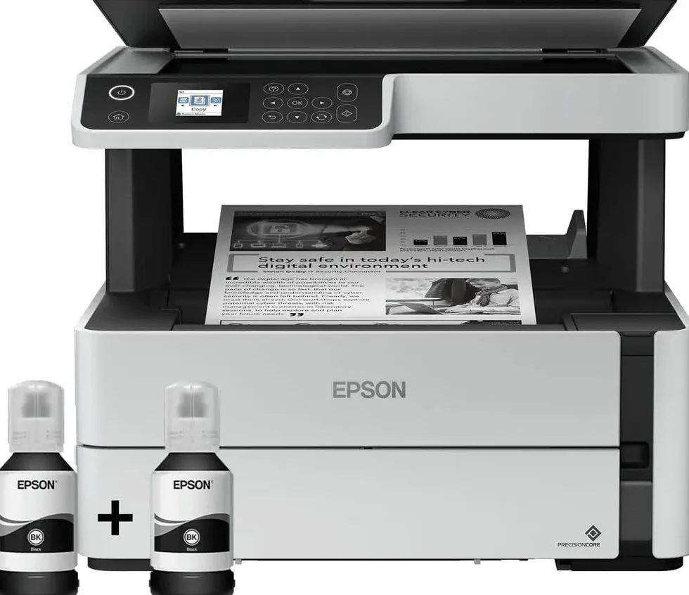 Epson; Impresora de inyección de Tinta M2170; A3; Resolución: 1200 x 2400 dpi; Monochrome