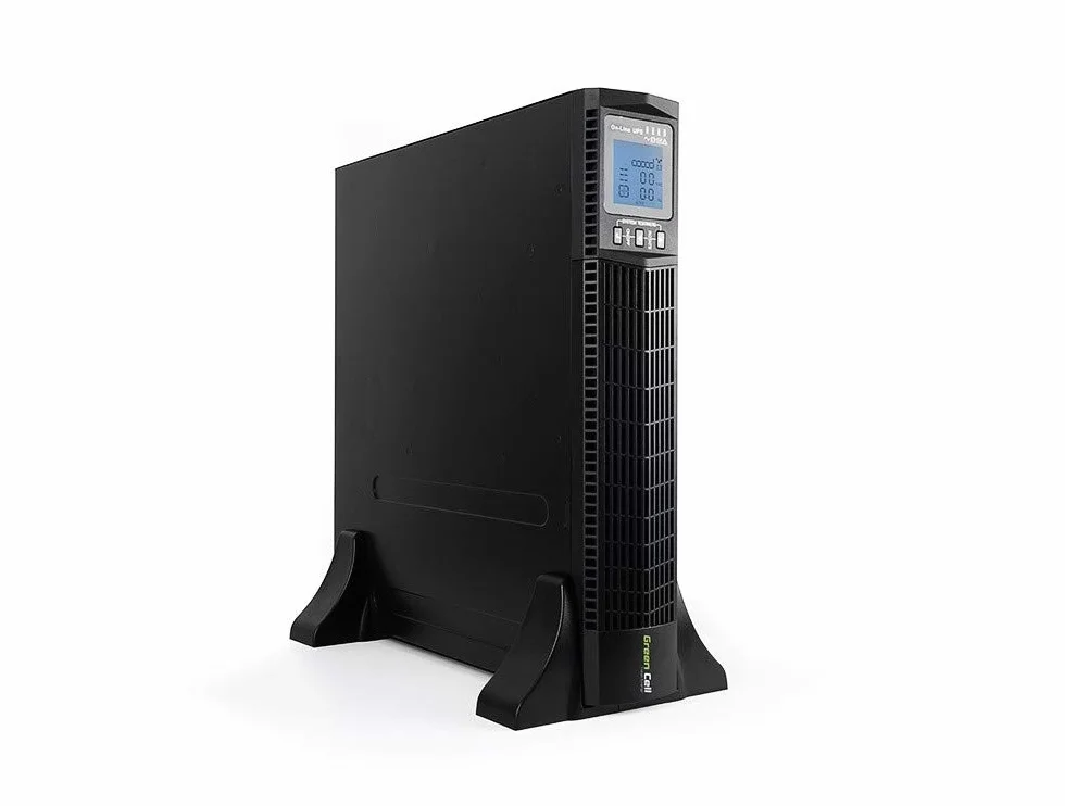 Green Cell Pro USV Rack Mount Sistema de alimentación ininterrumpida 1000VA (900W) con protección contra sobretensiones 230V Online 6X IEC320 C13-10A USB RS232
