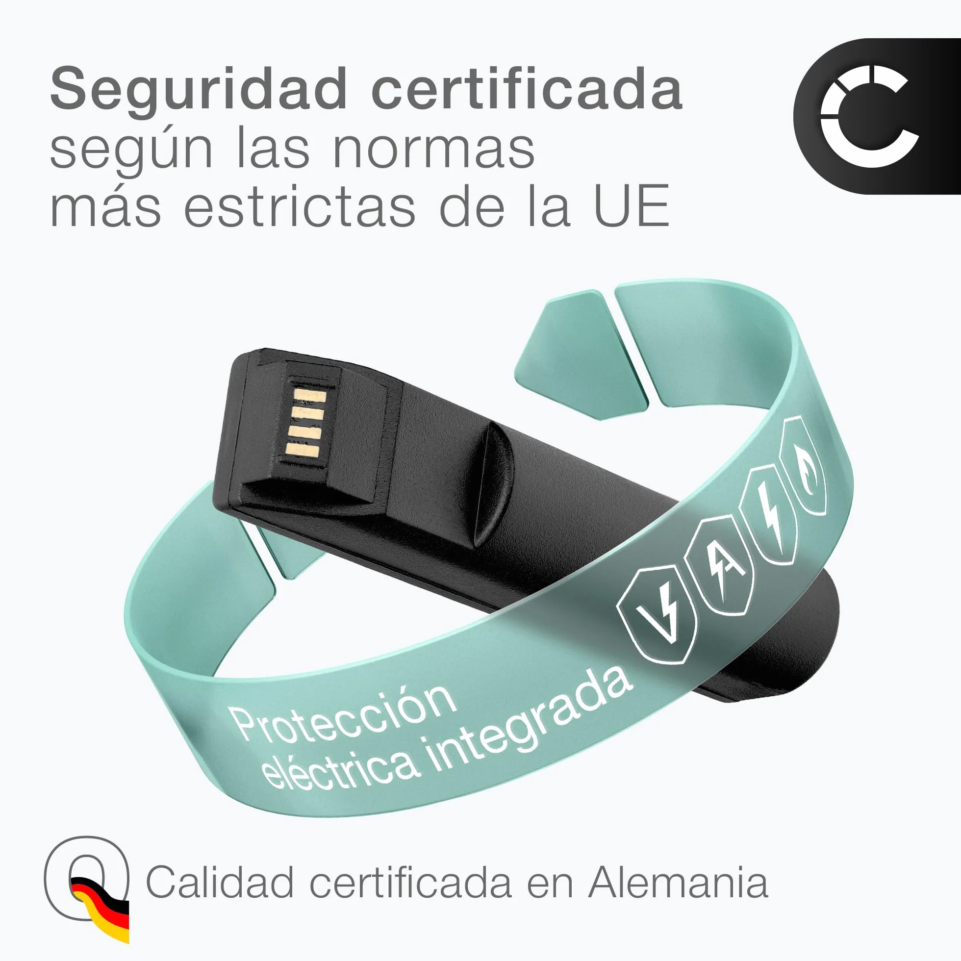 CELLONIC 1x Batería para Escáner códigos de Barras Compatible con Honeywell Voyager 1202, Xenon 1900, Xenon 1900g, 013283 - (3400mAh, 3.7V)