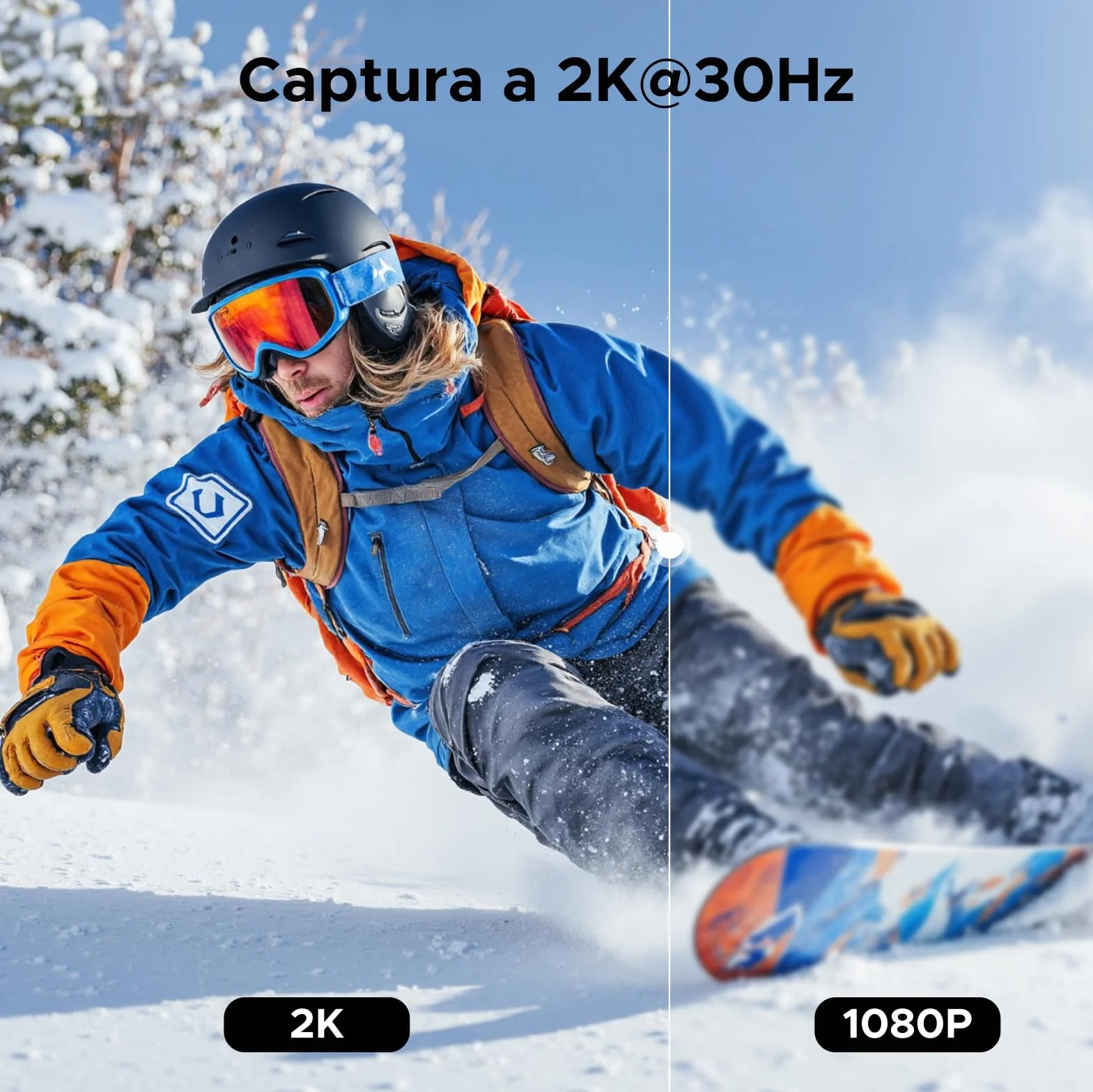 UGREEN Tarjeta de Captura de Video HDMI 4K 30Hz a USB A USB C 3.0 2K 30Hz 1080P para Streaming Grabación de Juegos y Transmisión en Vivo Compatible con Quest 3 Switch 2 PS5 PS4