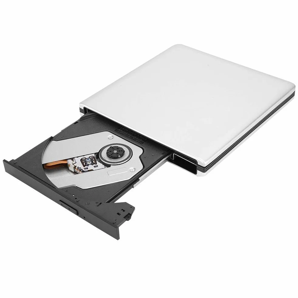 Unidad de DVD externa de CD Blu Ray, Unidad óptica externa USB 3.0 Grabadora de lector de DVD CD BD Admite reproducción, Grabación de películas D-Blu-ray, Compatible con computadora portátil de escrit