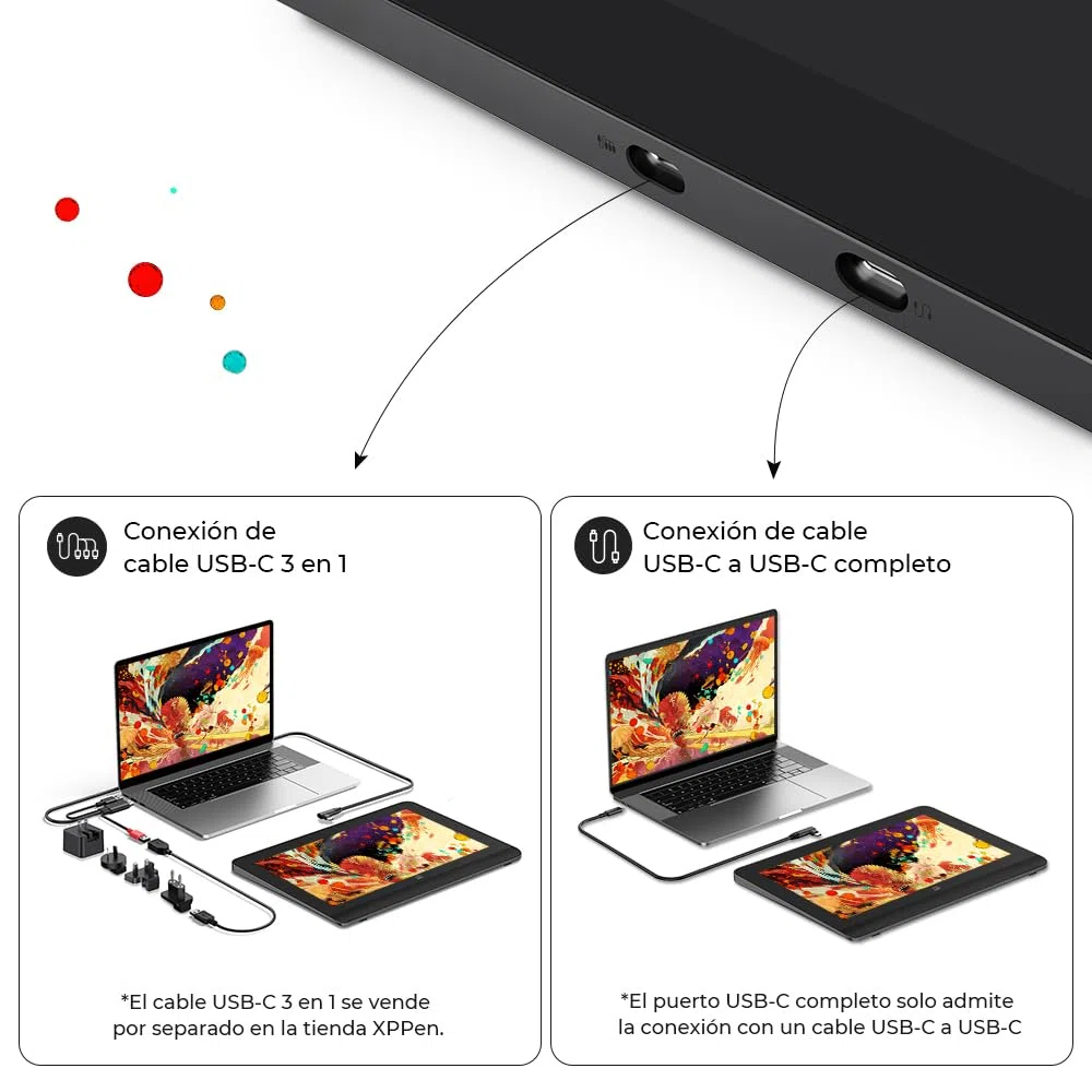 XPPEN Artist Pro14 Gen2 Tableta Gráfica con Pantalla con Lápiz 16K Niveles de Presión, Tableta Dibujo Digital 14 Pulgadas con Teclado Inalámbrico, Compatible con Windows,Mac,Android,Chrome,Linux