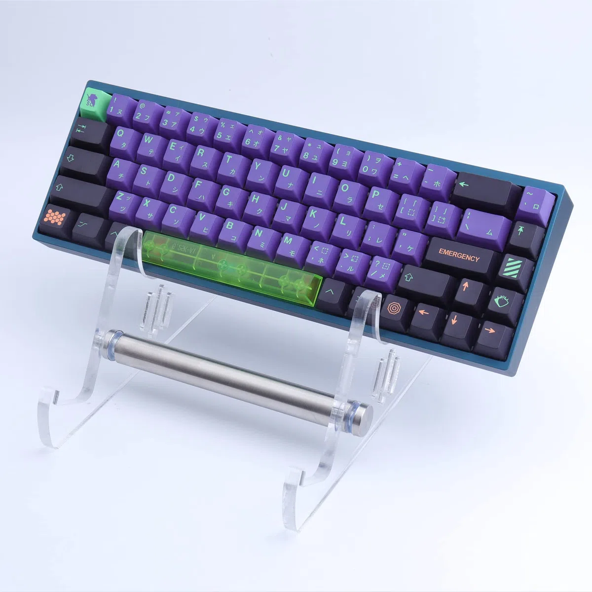 Teclas PBT, 130 Teclas, Perfil Cereza Mecha Teclas sublimación de Tinte con Barra espaciadora 7U PBT Keycap Set Teclas japonesas para interruptores Cherry MX Teclados mecánicos