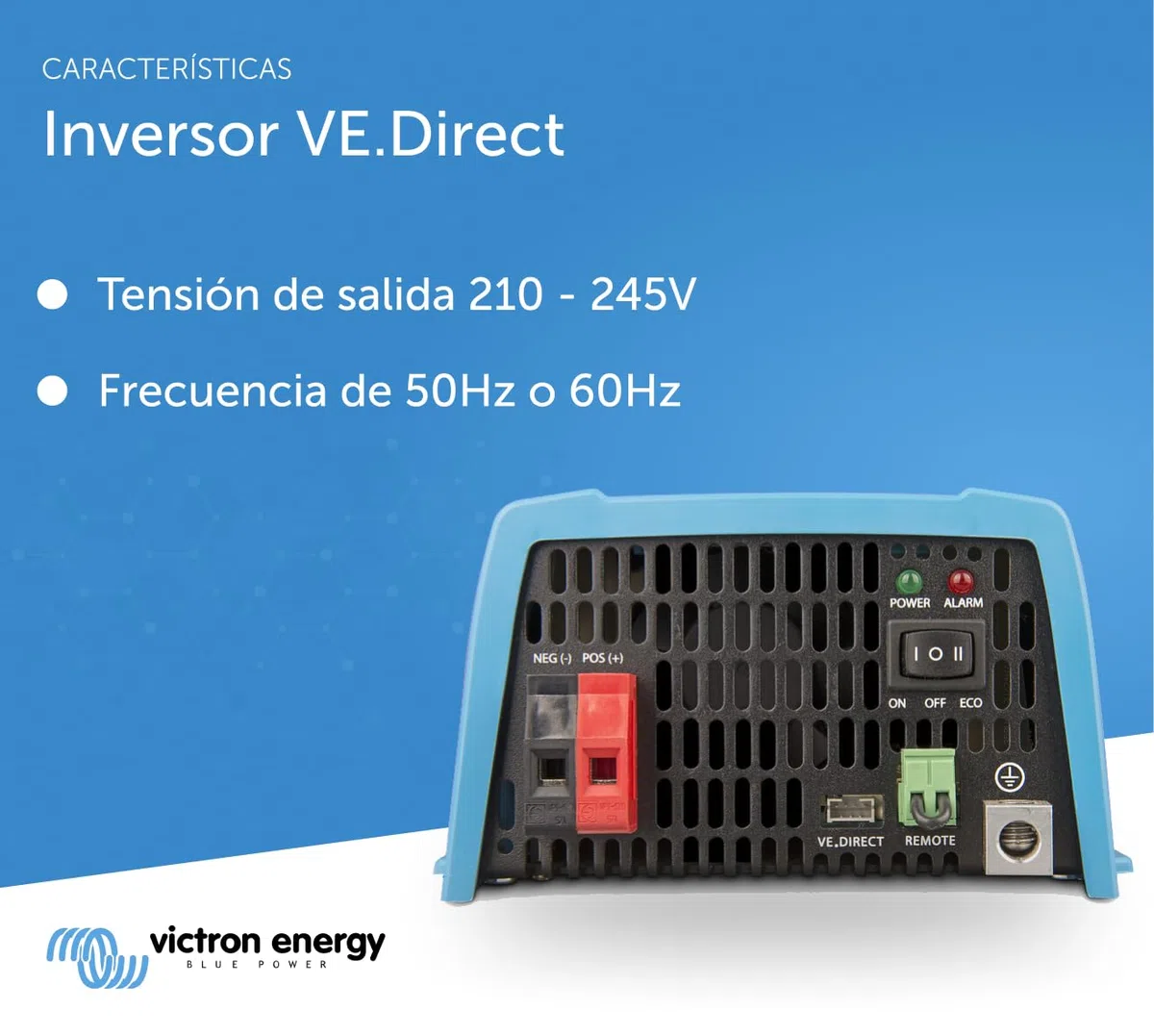Victron Energy 1200VA 12-Voltios 230 VCA Inversor de Onda Sinusoidal Pura (Schuko)