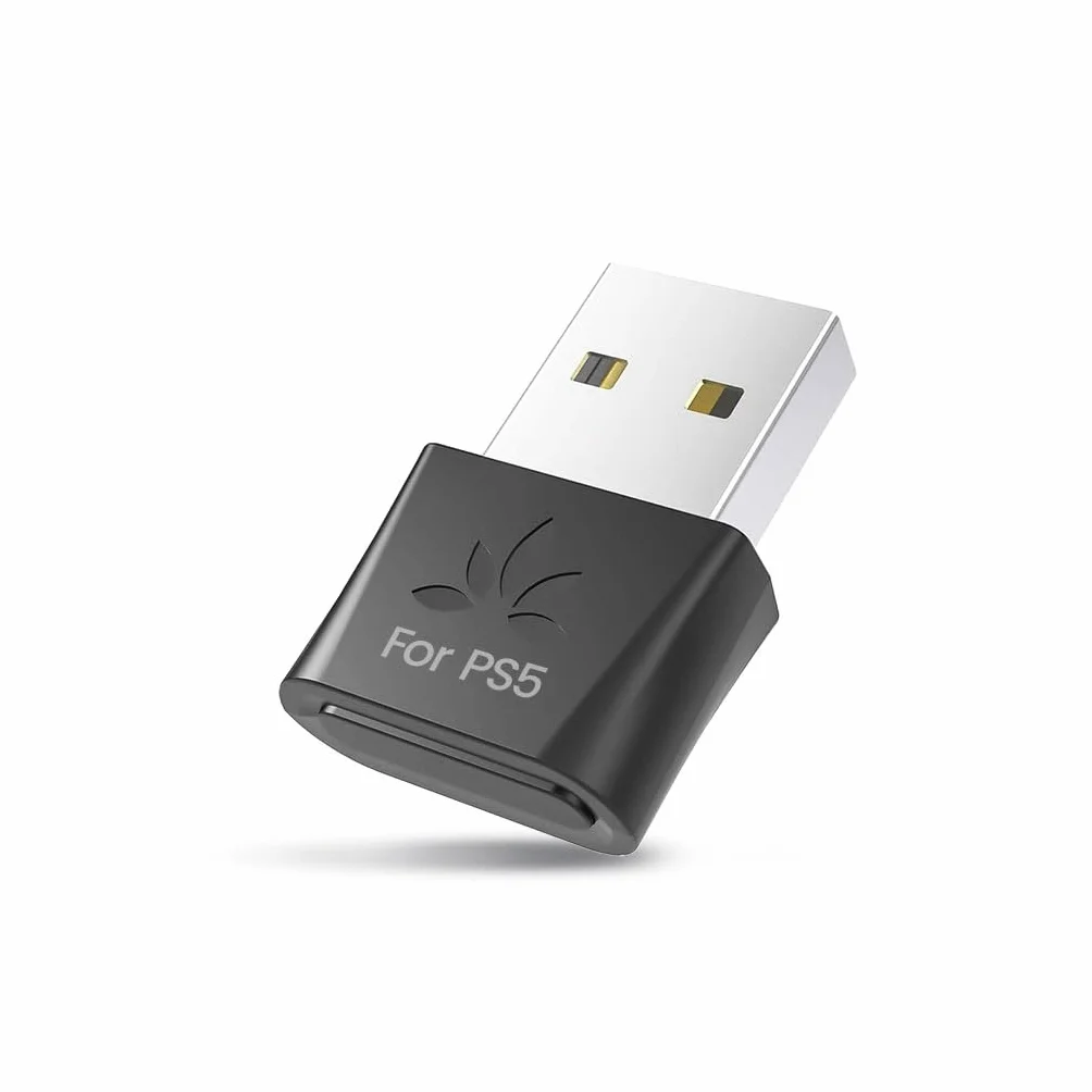 Avantree DG80-Gaming - Adaptador Dongle USB Bluetooth 5.3 para PS5 y Consolas de Juegos, con aptX-Adaptive y Baja latencia, Transmisor de Audio Inalámbrico para Bluetooth Auriculares y Audífonos