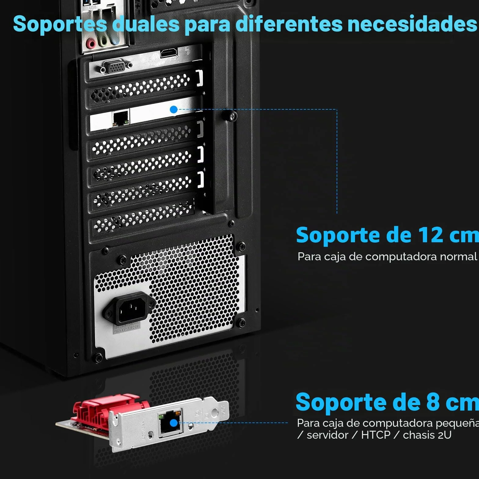 Adaptador de red PCIe 5G RTL8126 5000/2500/1000/100Mbps PCI Express 3.1 Gigabit Ethernet tarjeta RJ45 controlador LAN compatible con PXE para Windows/Linux con perfil bajo