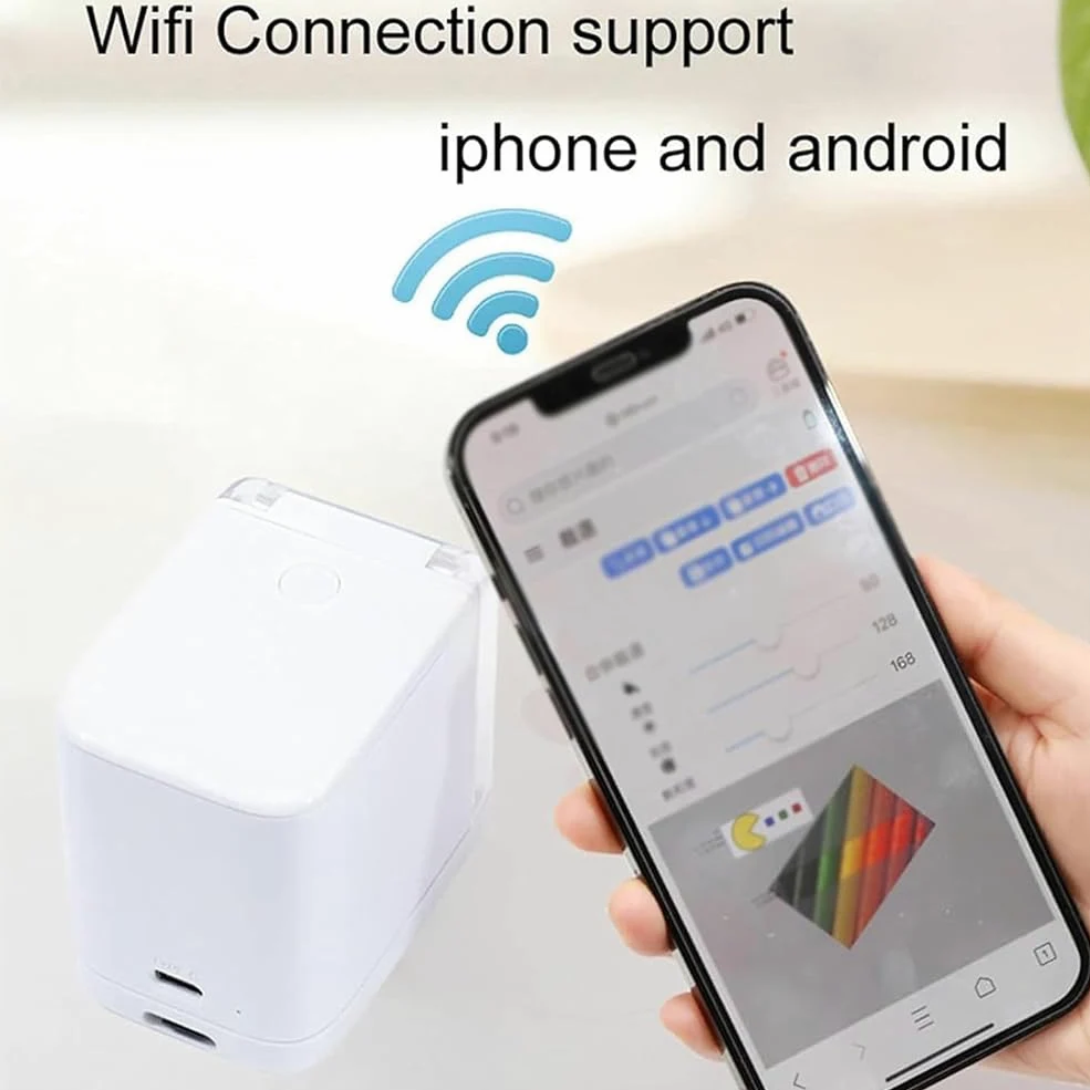 Impresora portátil de Alimentos de Mano, Impresora dealimentos inyección de Tinta Comestible, con Tinta Desmontable y Control de aplicación, con tecnología Avanzada de inyección Tinta térmica