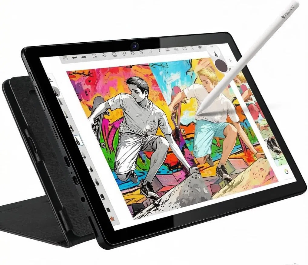 T11 Pro Tableta de Dibujo con Pantalla,Tableta Gráfica con Pantalla de 10,1 Pulgadas,Monitor de Dibujo,Tableta de Dibujo Digital Portátil sin Necesidad de Ordenador