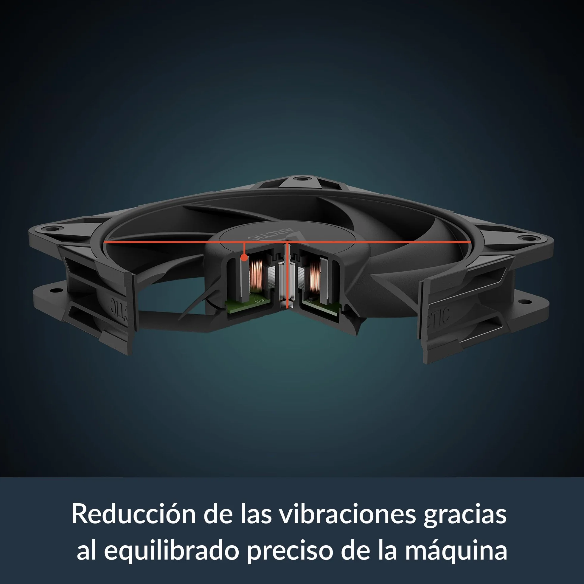 ARCTIC P12 Pro PST (5 Piezas) - Potente Ventilador de Caja PC Premium, Case Fan PWM de 120 mm con Divisor de Cable en Y, 600–3000 rpm, 0 rpm <5% PWM, Rodamiento fluidodinámico, 4 Pines - Negro