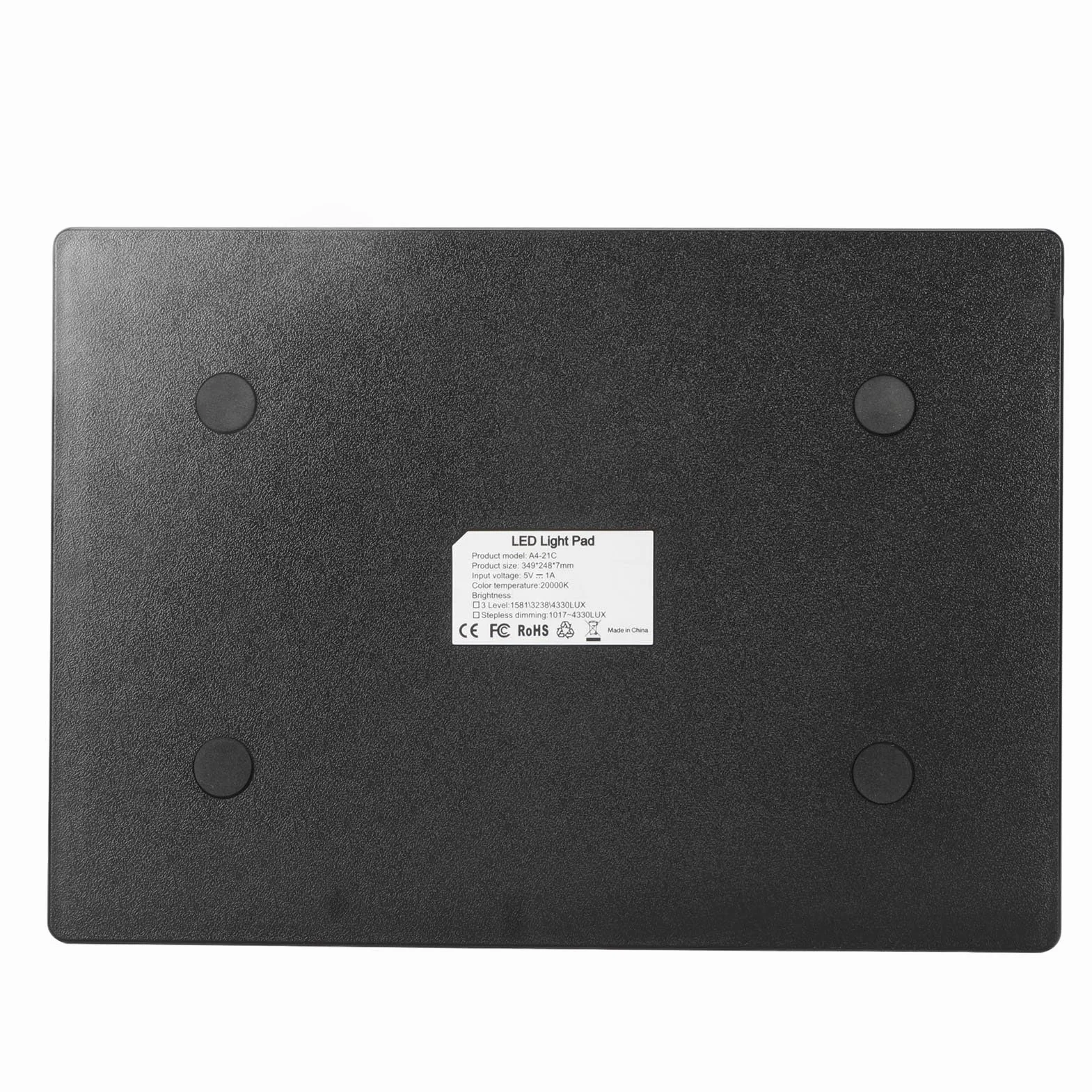 Caja de Luz para Visor de Diapositivas, Caja de Luz para Escaneo de Diapositivas Antiguas y Negativos de Película Ultrafina A4 con 3 Brillos Ajustables, Almohadilla de Luz para