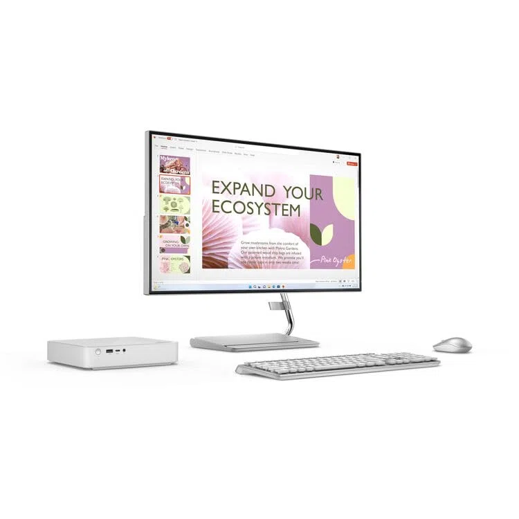 Lenovo IdeaCentre Mini Desktop Intel 12-Core i5-13500H Intel Iris Xe Graphics 48GB DDR4 2TB SSD Thunderbolt 4 Wi-Fi 6 Bluetooth 5.1 HDMI 2.1 RJ-45 Win10 Pro Cloud Grey w/ONT 32GB USB