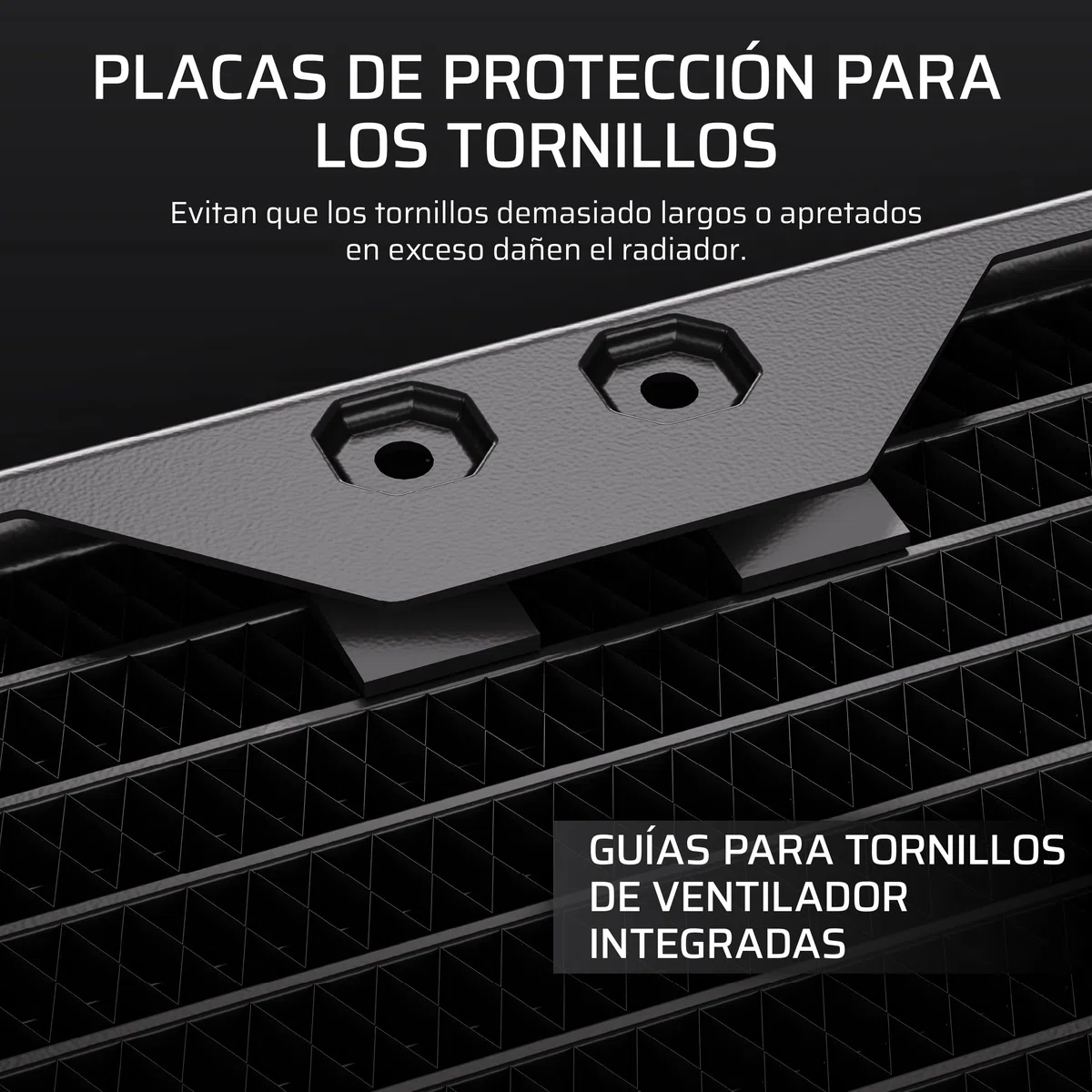 CORSAIR Hydro X Series XR7 360mm V2 Radiador de Refrigeración Líquida – Compatible con iCUE Link – 3 Soportes de Ventilador de 120 mm – Placas de protección de Tornillo – Roscas G1/4" – Negro