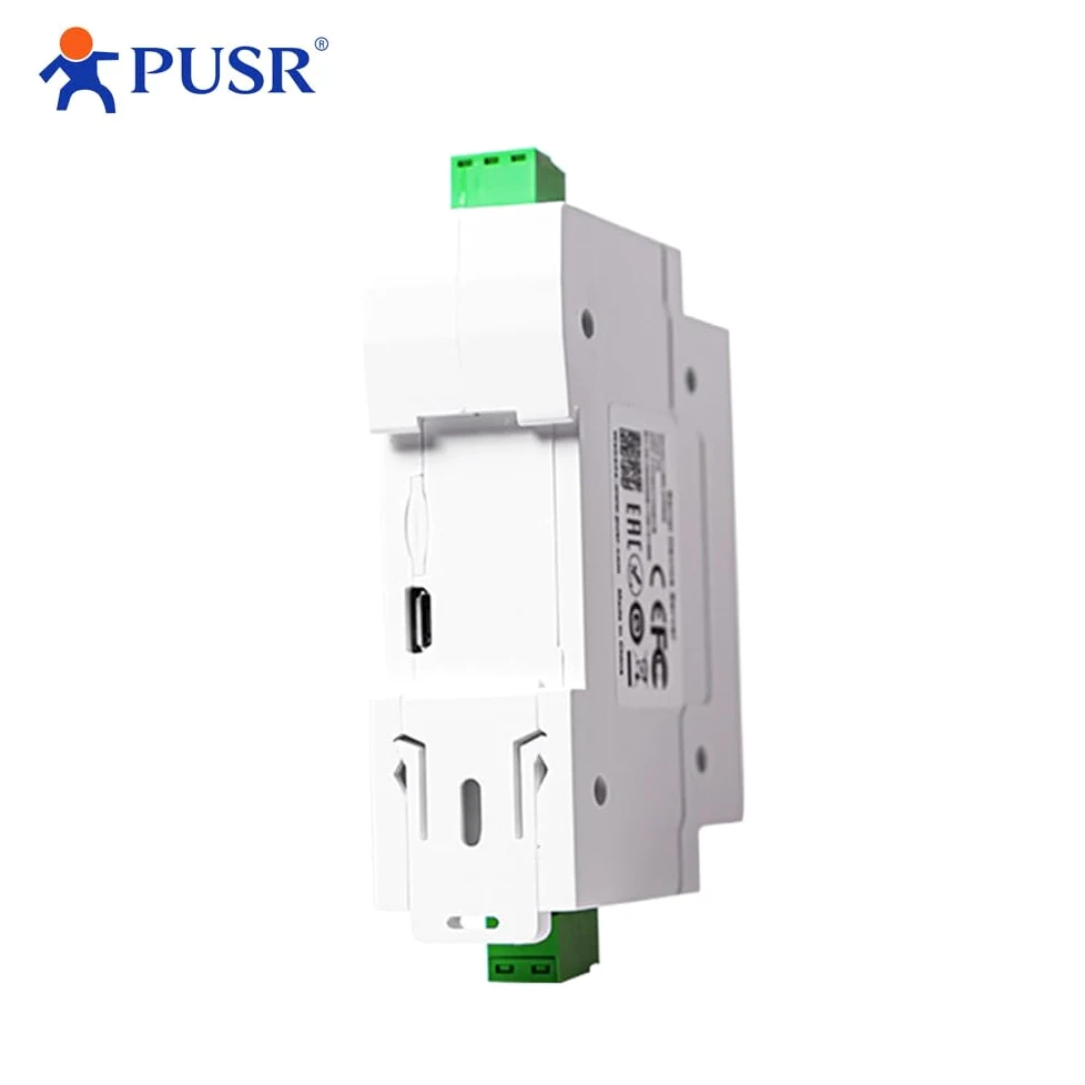 Convertidor de riel DIN RS485 a Ethernet Modbus RTU a TCP Modbus Gateway transmite datos de forma transparente entre TCP/IP y RS485 página web definida por el usuario USR-DR302