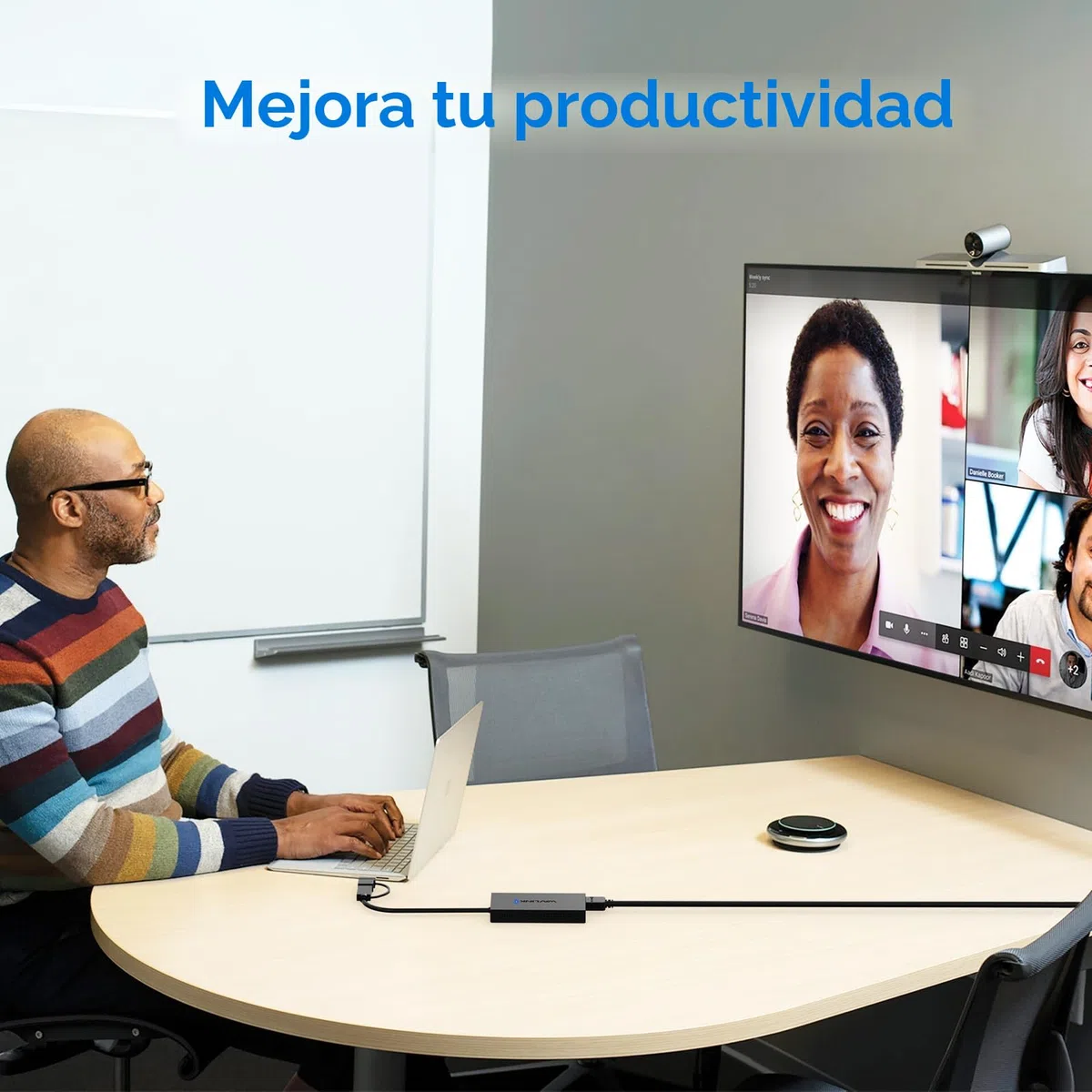 WAVLINK Adaptador USB 3.1/USB C a HDMI Dual, DisplayLink Dual 4K@60Hz Hub