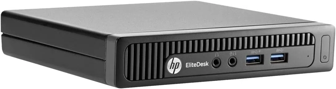 HP EliteDesk 800 G2 Mini PC de Escritorio, Intel Core i7-6700T, 8 GB de RAM, SSD de 256 GB, Teclado y ratón, Wi-Fi, Bluetooth, Windows 11 Pro (Reacondicionado)