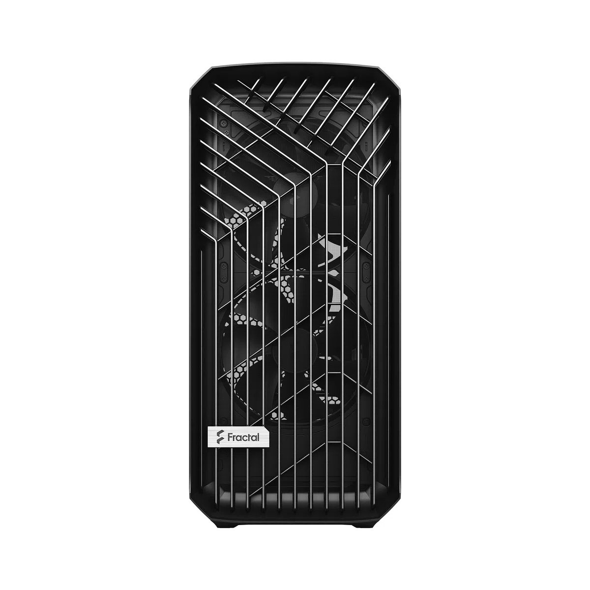 Fractal Design Torrent E ATX Caja Media Torre Alta Flujo de Aire Negro Solido con Ventiladores 180mm Optimizado