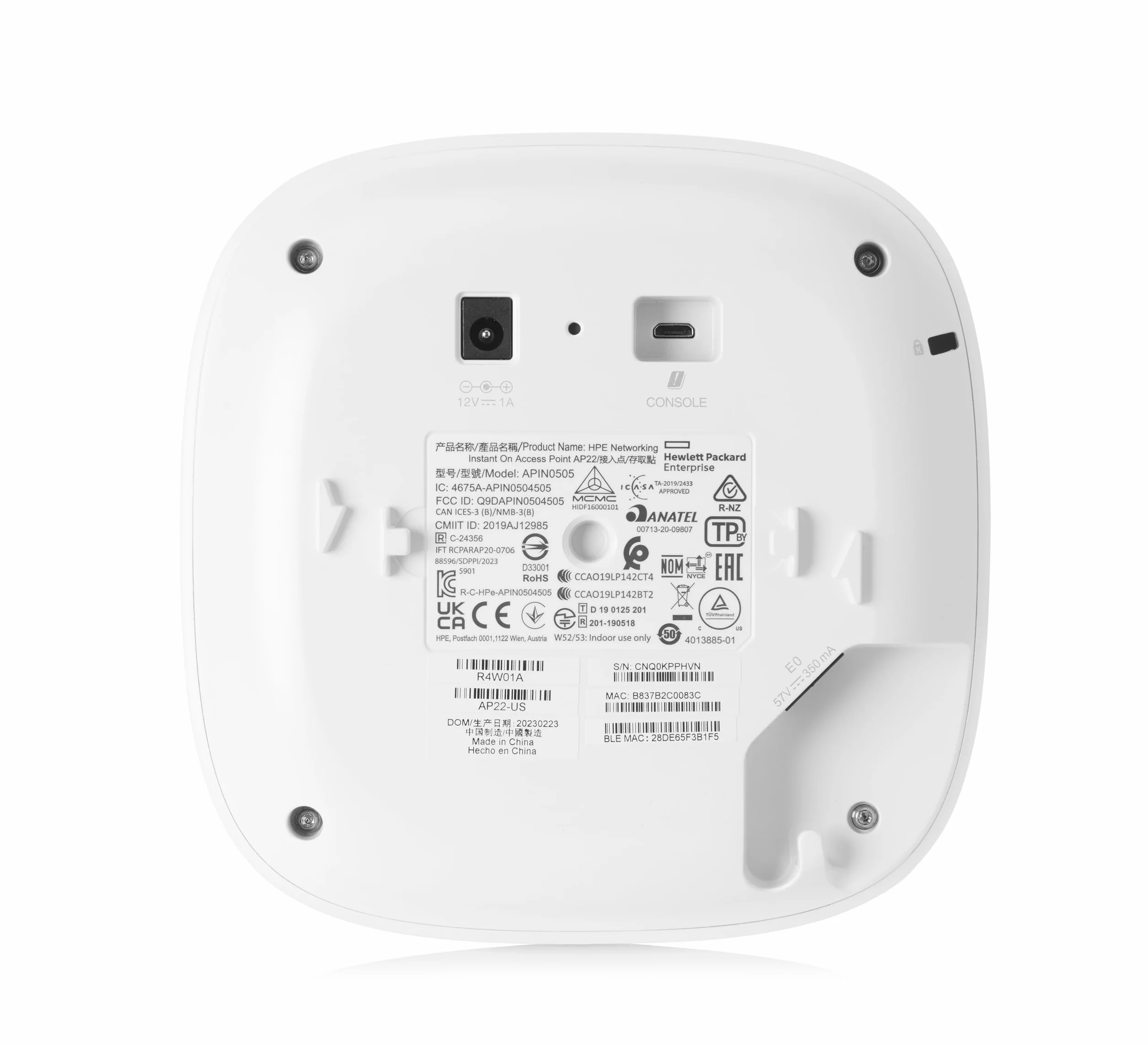 HPE Instant On AP22 Punto de Acceso