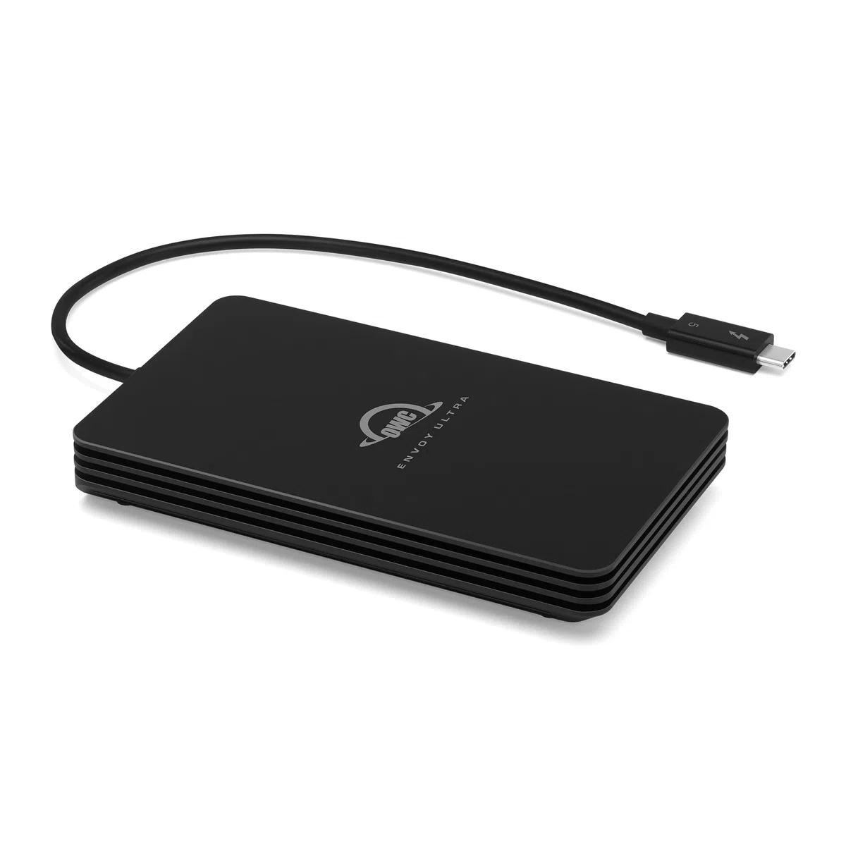 OWC Unidad Externa portátil Envoy Ultra Thunderbolt 5 de 2 TB, ultrarrápida con velocidades de Transferencia TB5 de más de 6000 MB/s, Compatible con TB3, TB4 y USB4, Funciona con Mac y PC