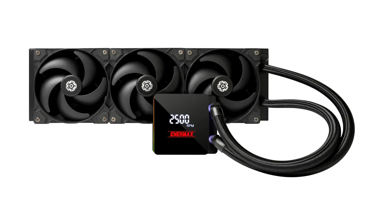 ENERMAX LIQTECH XTR|360 mm AIO CPU refrigeración por agua|TDP 550 W+|AMD Ryzen Treadripper sTR5/sTRX5/SP6|Intel Xeon LGA4677 |100% CPU cobertura|Pantalla digital|ELC-LTXTR360