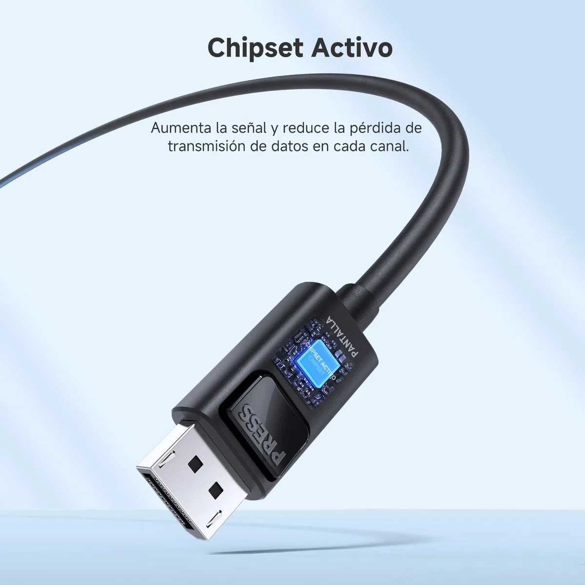 Cable Matters Cable DisplayPort Activo unidireccional (Cable DisplayPort 1.4, Activo Cable DP a DP) con vídeo 8K@60Hz y HDR - 7,5 Metros