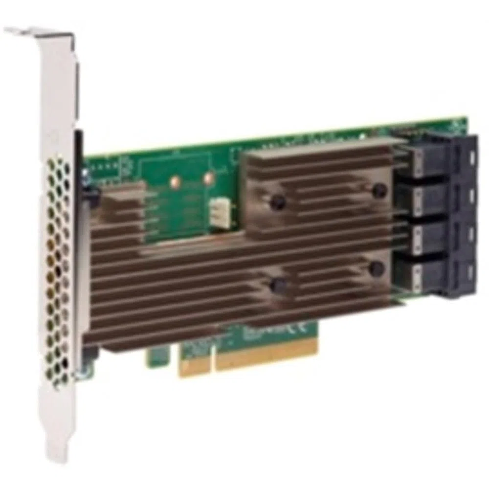 BROADCOM 05-25703-00 SAS 9305-16i - Controlador de Memoria (Plug-in), Color marrón y Verde