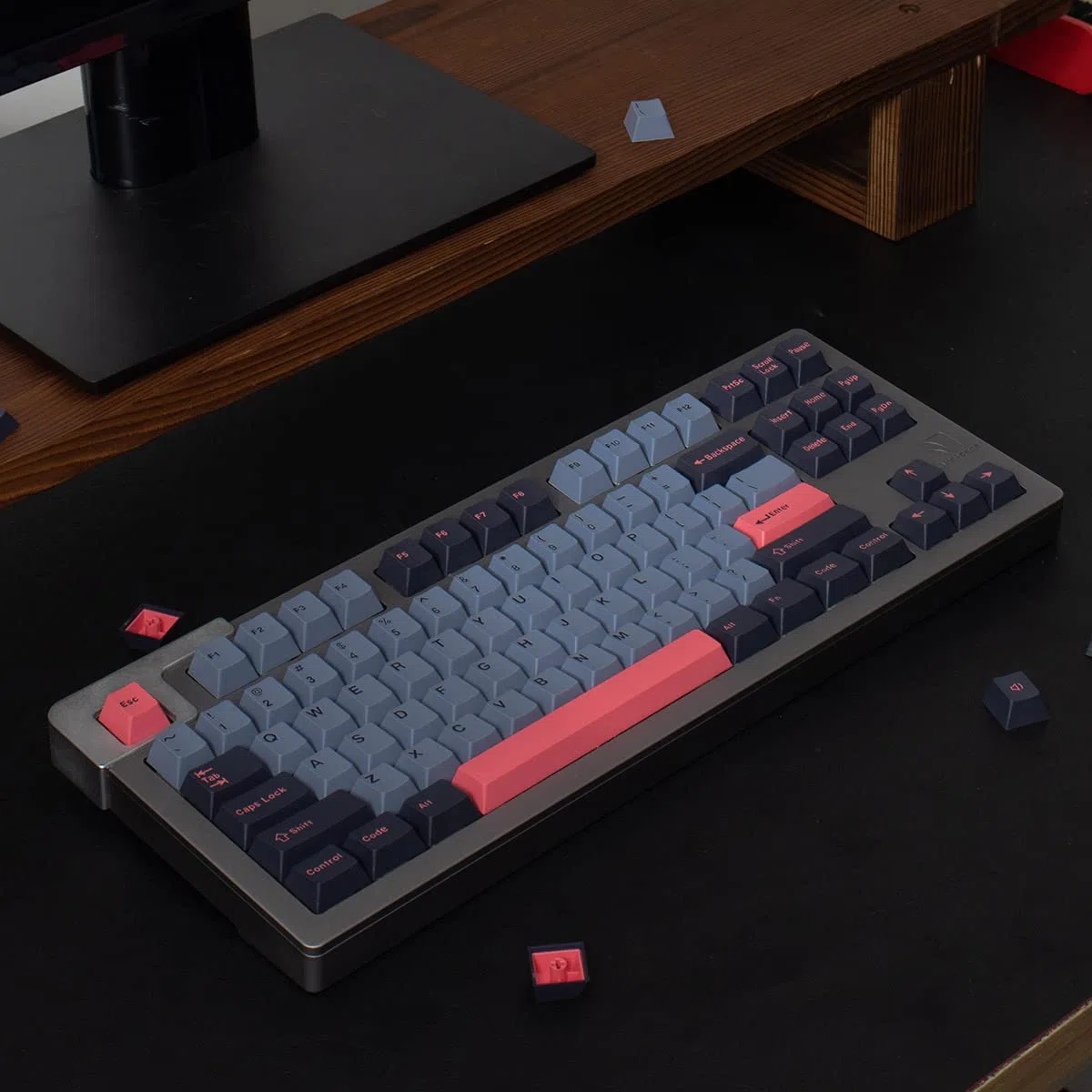Juego de Teclas 8008 de 172 Teclas Cherry Profile de Doble Disparo para 60% 65% 95% Cherry MX Switches ISO ANSI Layout Teclado mecánico