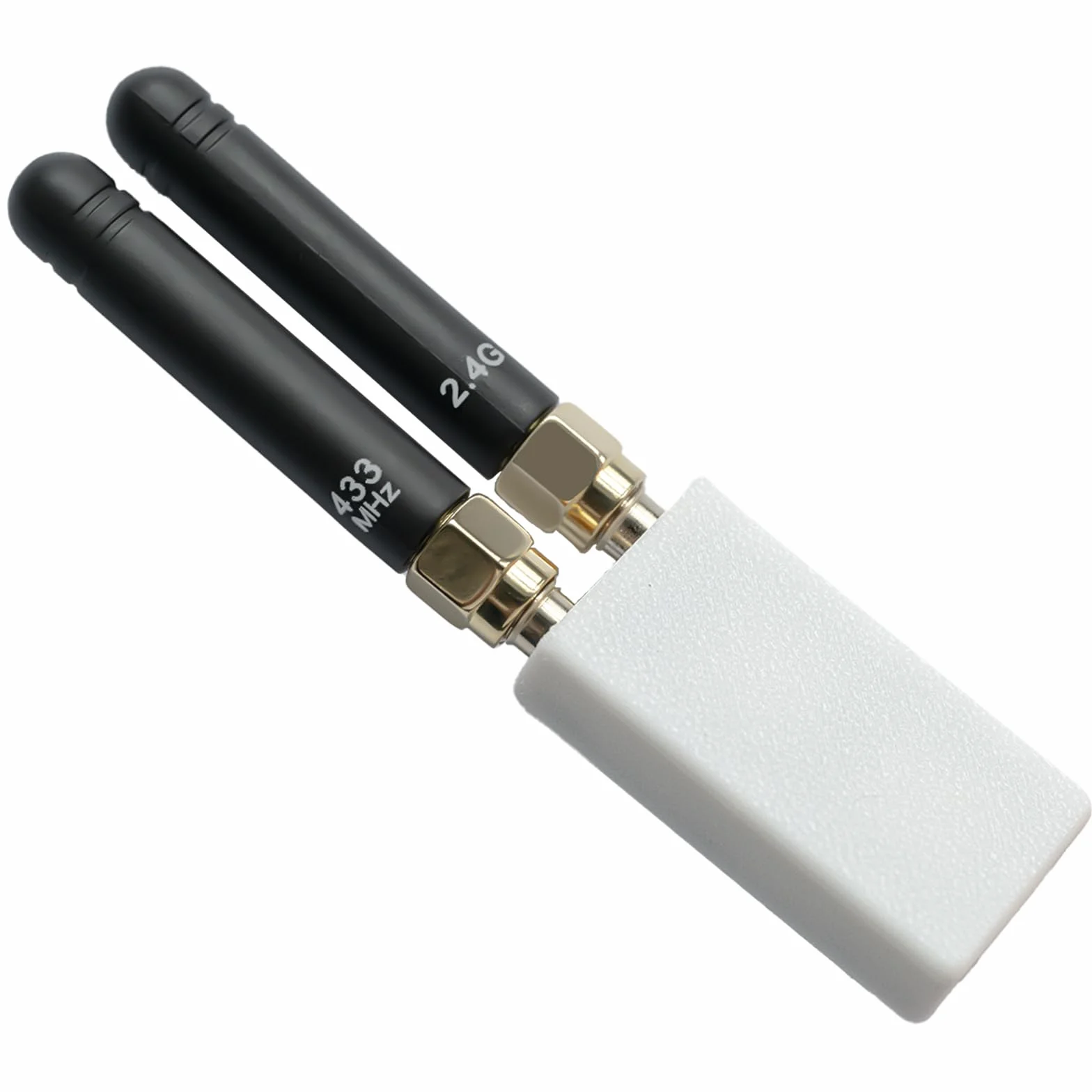 Flipper Zero NRF24 & CC1101 - Devboard RF 2 en 1, módulo inalámbrico ultracompacto, 2,4 GHz y 433 MHz, alto rendimiento, conmutación automática, Plug & Play (con estuche impreso en 3D)