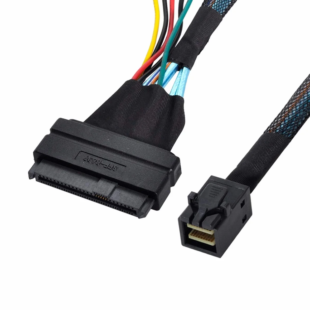 Cablecc U.2 U2 SFF-8639 NVME PCIe SSD Cable para Placa Base SSD 750 p3600 p3700 M.2 SFF-8643 Mini SAS HD