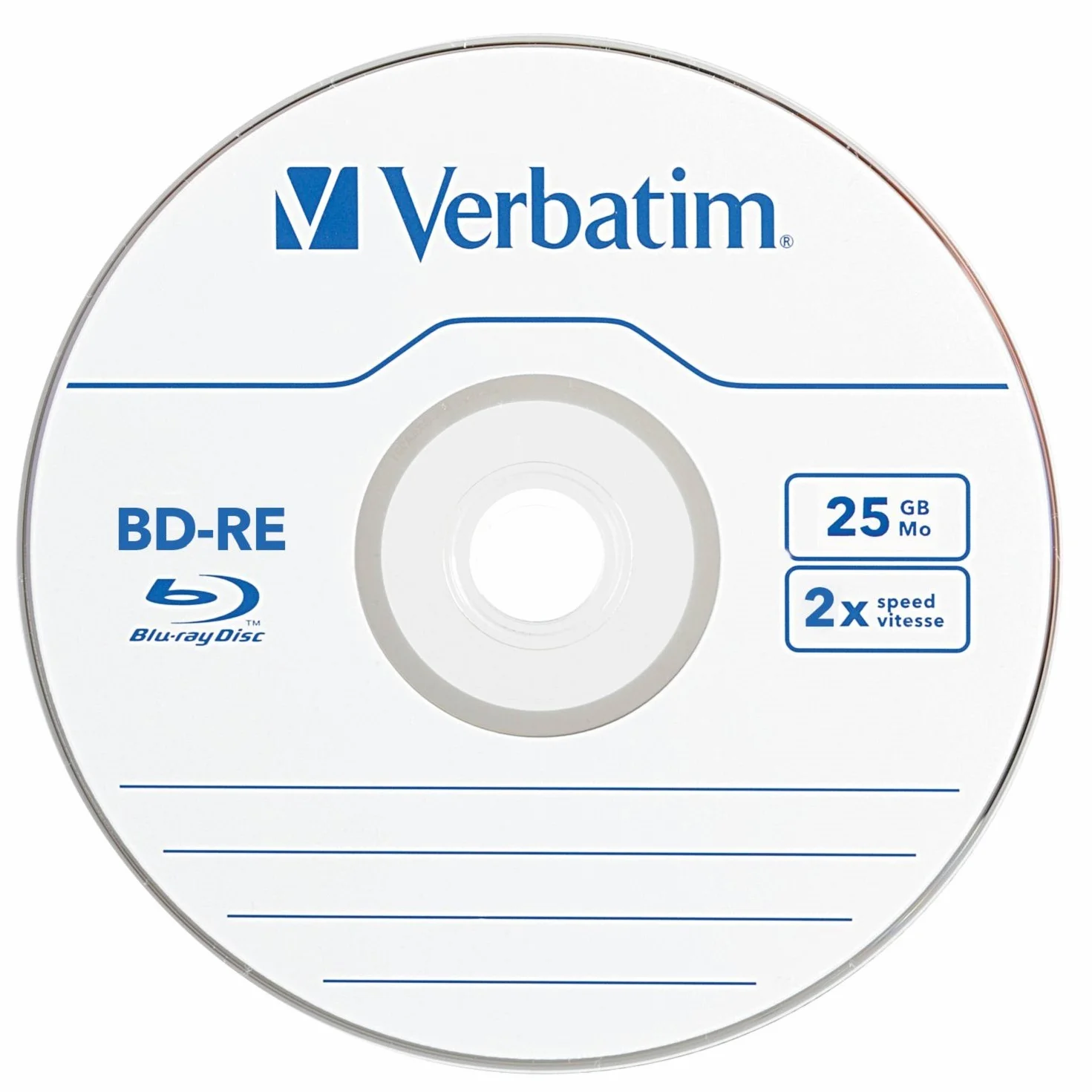 Verbatim BD-RE SL 25 GB 2 x 10pk: 43694 (43694)