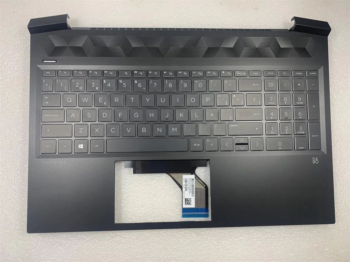 para HP Pavilion Videojuego 16-A M09280-071 M02037-071 España Teclado Español Reposamanos
