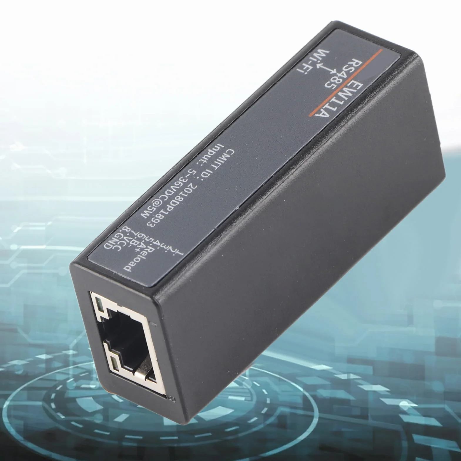 Dioche Elfin Ew11 Elfin-ew11 El servidor serie HF7221 a WiFi cuenta con un módulo de comunicación inalámbrica de antena integrado compatible con interfaz Modbus RJ45 con 8 conexiones