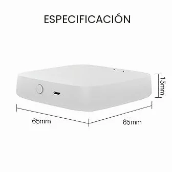 MOES Tuya ZigBee y BLE Multimodo Smart Home Gateway WiFi Mesh Hub, Funciona con Productos Tuya ZigBee o BLE Smart Home, Control de voz a través de Alexa Google Home