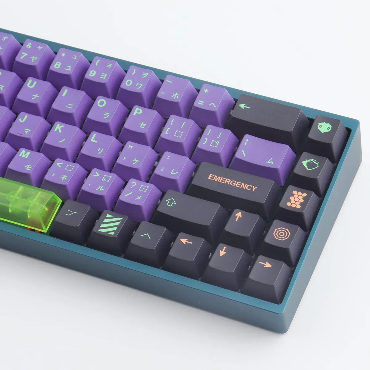Teclas PBT, 130 Teclas, Perfil Cereza Mecha Teclas sublimación de Tinte con Barra espaciadora 7U PBT Keycap Set Teclas japonesas para interruptores Cherry MX Teclados mecánicos