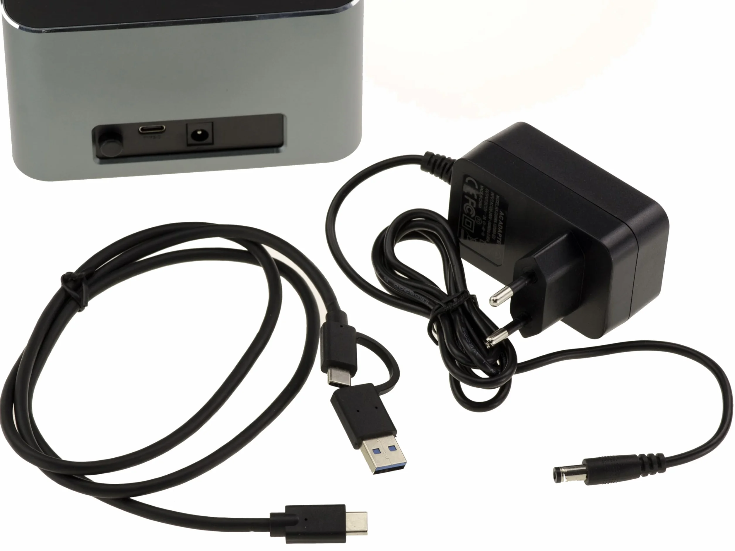 KALEA-INFORMATIQUE Estación de Acoplamiento USB 3.0 5G para Disco SAS 2.5 o 3.5 con Conector SFF-8482, Interfaz USB A o C, alimentación 12V 3A, Estructura de Aluminio