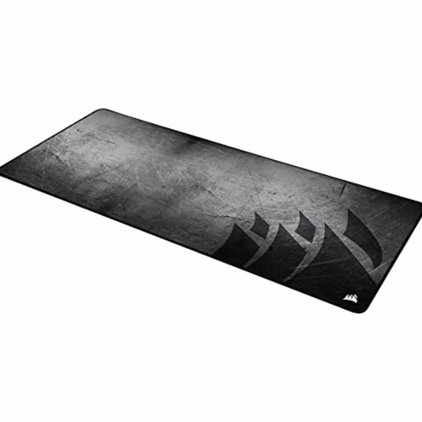 Corsair MM350 PRO Alfombrilla Tela a Prueba de Derrames para Juegos, Superficie 93 cm x 40 cm, Microtejido, Goma Afelpada gruesa 4 mm, Base Goma Texturizada Antideslizante, Negro/Gris, Extendido XL