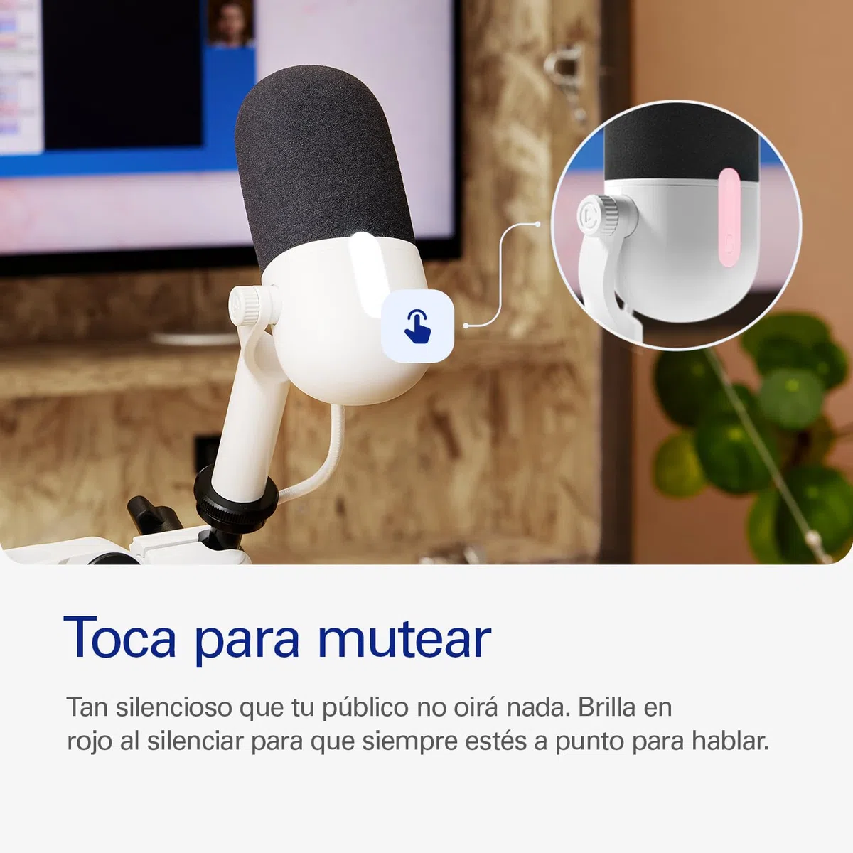 Elgato Wave Neo – Micrófono Condensador USB, Tocar para silenciar, para Jugar, Streaming, reuniones, Grabar Voz, Teams/Zoom/OBS/Twitch/Youtube etc., Plug-n-Play, para portátil, PC, Mac, iPad, iPhone