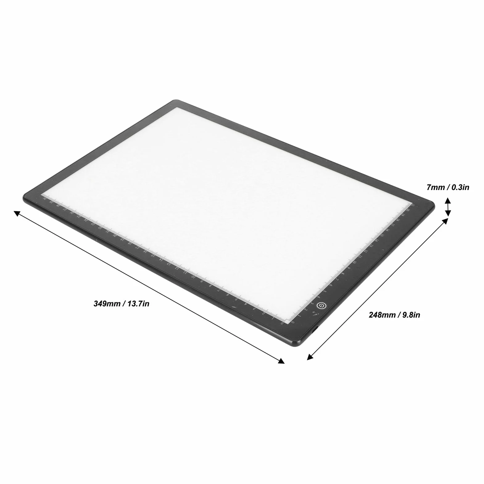 Caja de Luz Ultradelgada para Visor de Diapositivas A4, 3 Modos de Brillo, Edición de Aplicaciones, LED, Escáner de Diapositivas Alimentado por USB para Película Negativa