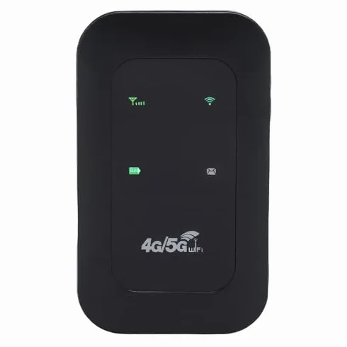 4G 5G WiFi Hotspot, LTE Router Móvil para Viajar a la Pantalla LED LED de Alta Velocidad de 300Mbps, Enrutador Portátil con Ranura de Tarjeta SIM, 10 del Dispositivo Conectividad