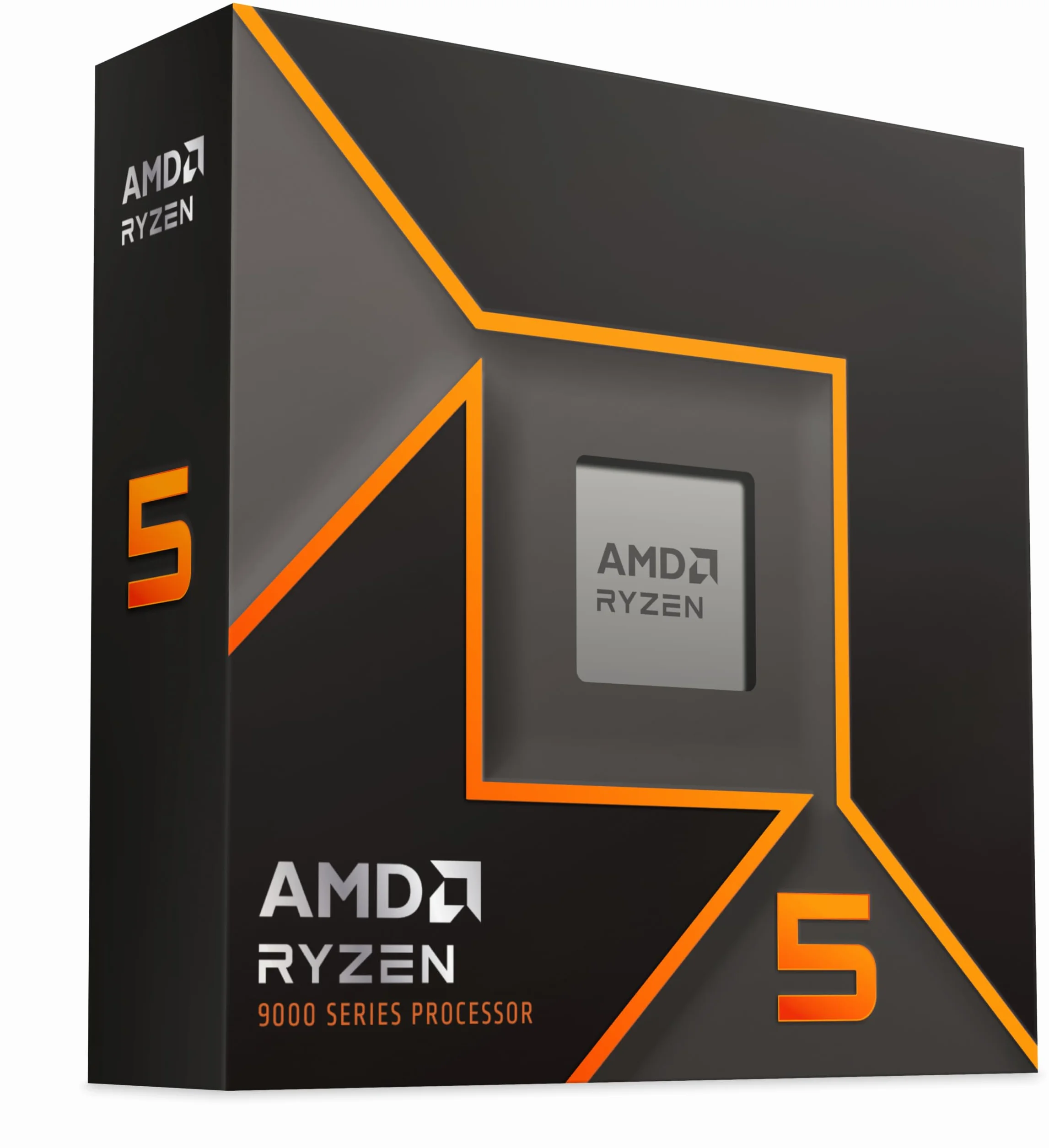 AMD Ryzen 5 9600X Procesador (Tarjeta gráfica Radeon integrada, 6 núcleos/12 Threads, 65W DTP, Socket AM5, 38MB Caché, Reloj de Aumento máx. hasta 5.4 GHz, sin Ventilador)